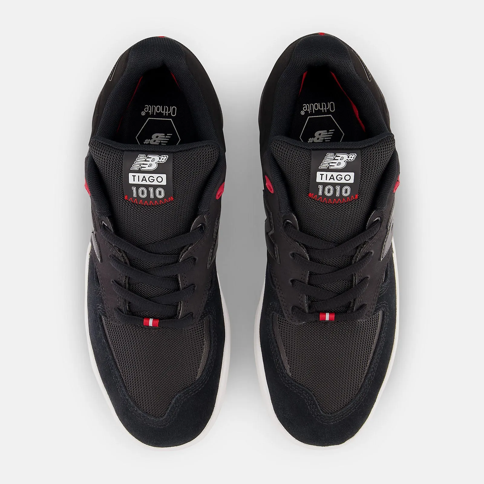 New Balance Numeric 1010 Tiago Lemos Skateboard Shoe - Black/Black Comfortable Fitment Soft Comfort