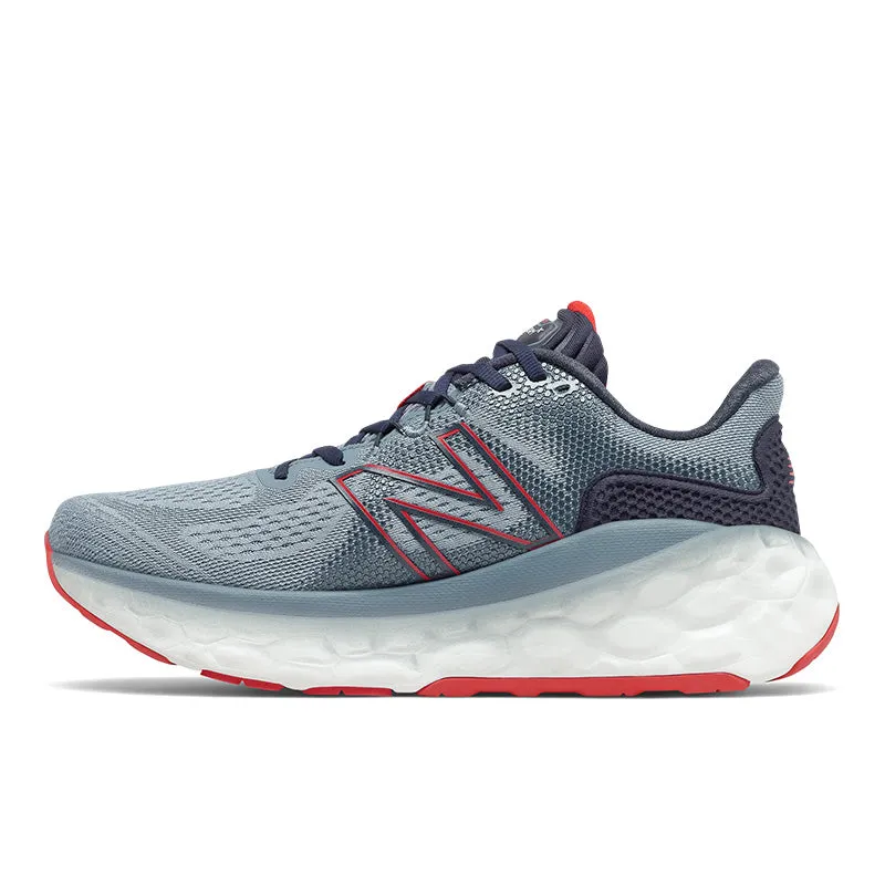 Multi - purpose Urban Style Fresh Foam More v3 - Ocean Grey with Velocity Red - Men's