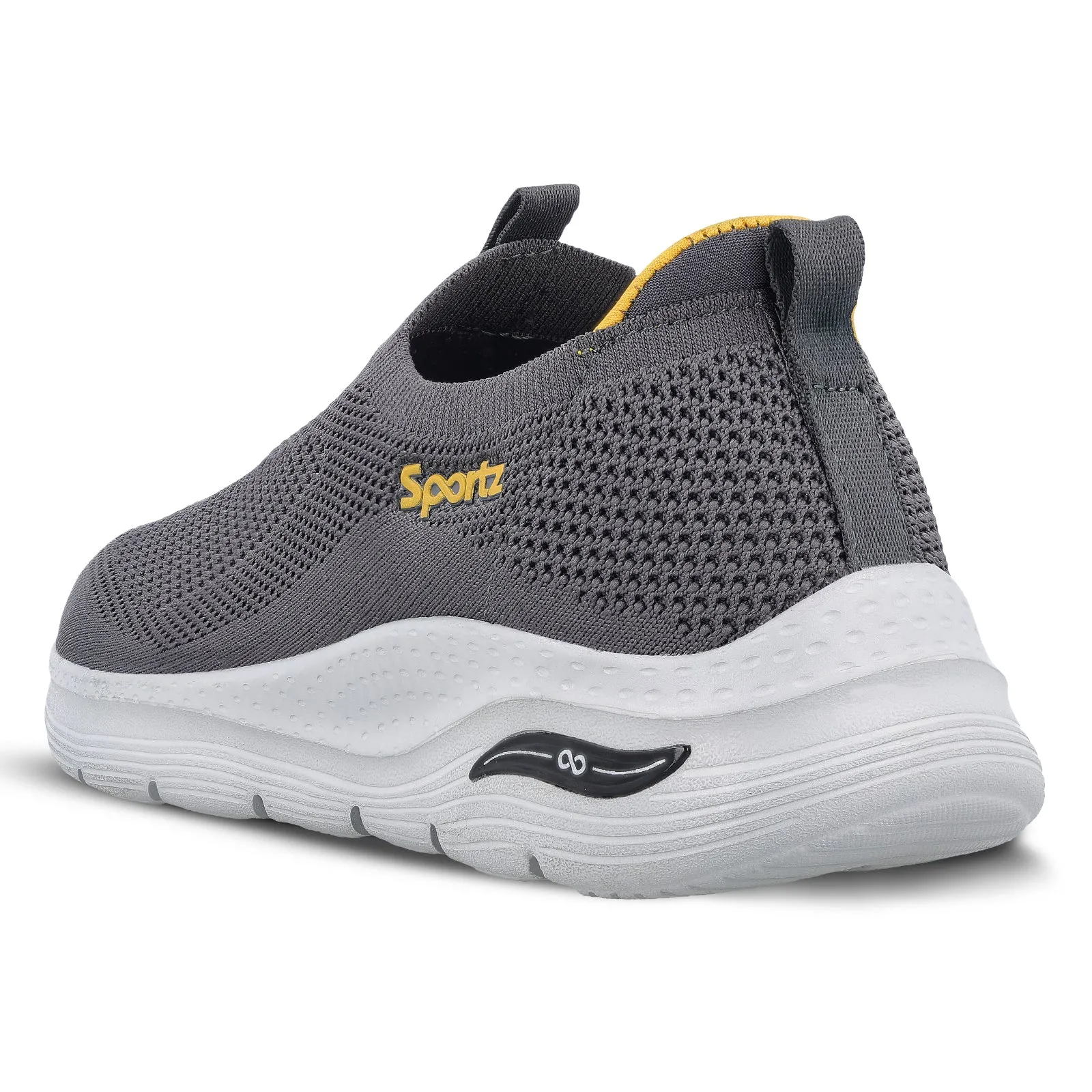 Slip Comfort Men's Slip-on Walking Shoe - WS9571 Dark Grey
