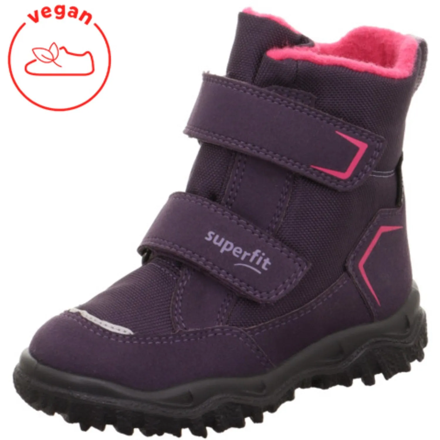 Superfit Purple/Pink Husky Boots With Warm Lining Heavy Snow Conditions