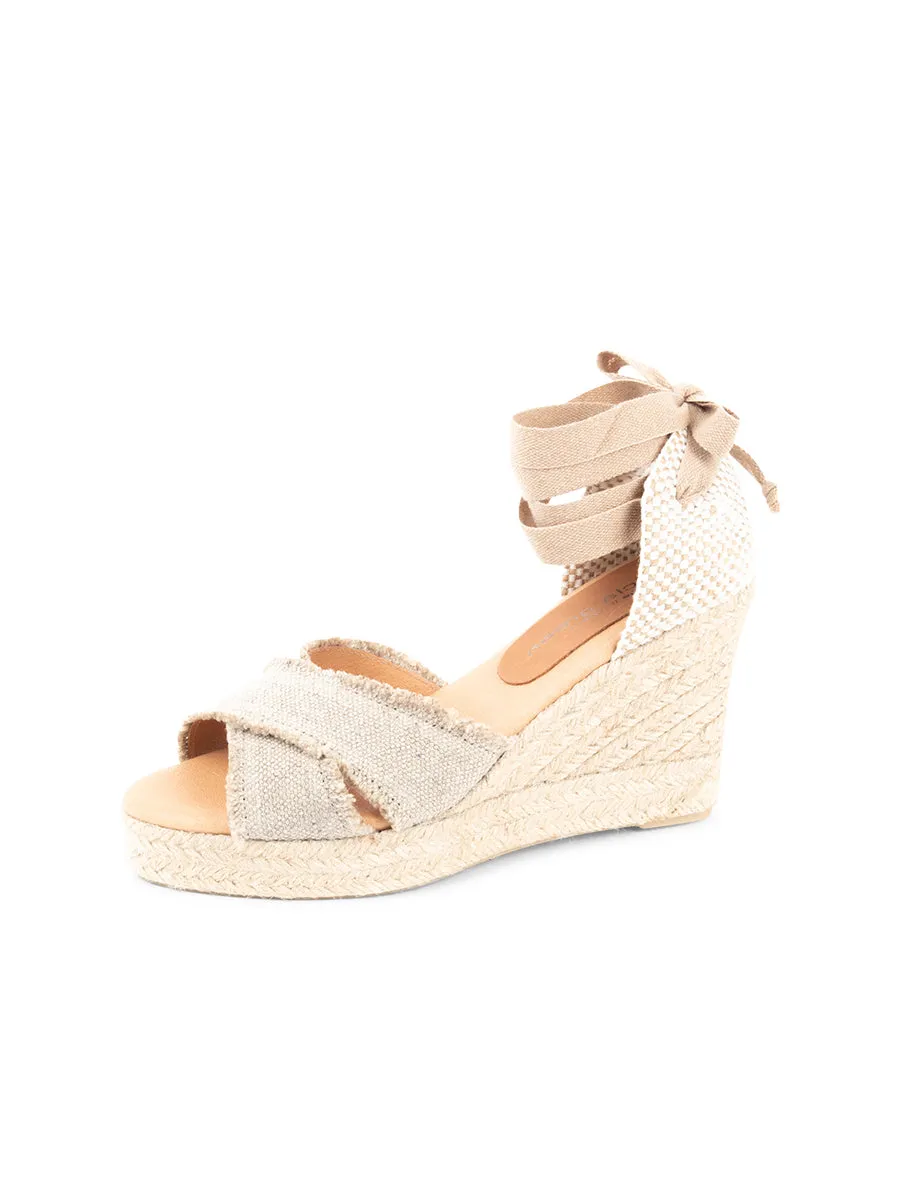 Regular Fit Stroll Ready Freya Criss-Cross Ankle Wrap Espadrille