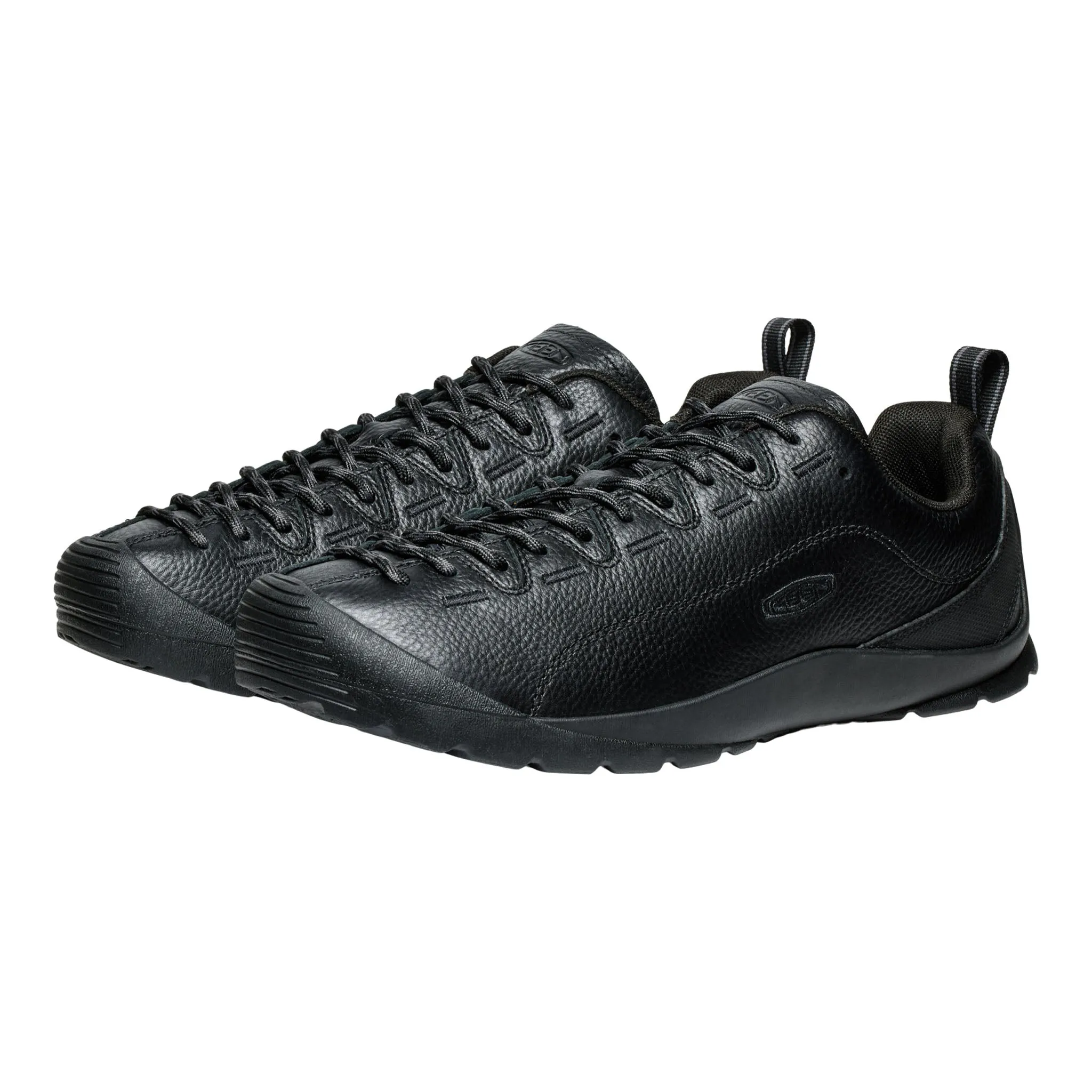 Slip Resistant Modern Commuters Men's Jasper Black Smooth Leather
