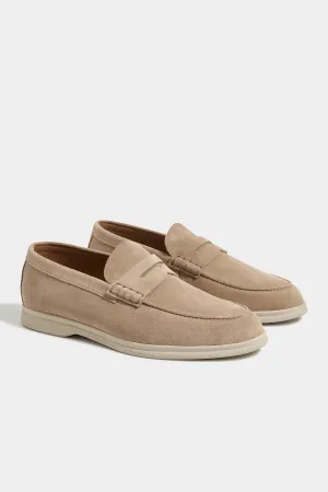 Beige penny loafers - Made in Italy Street Food