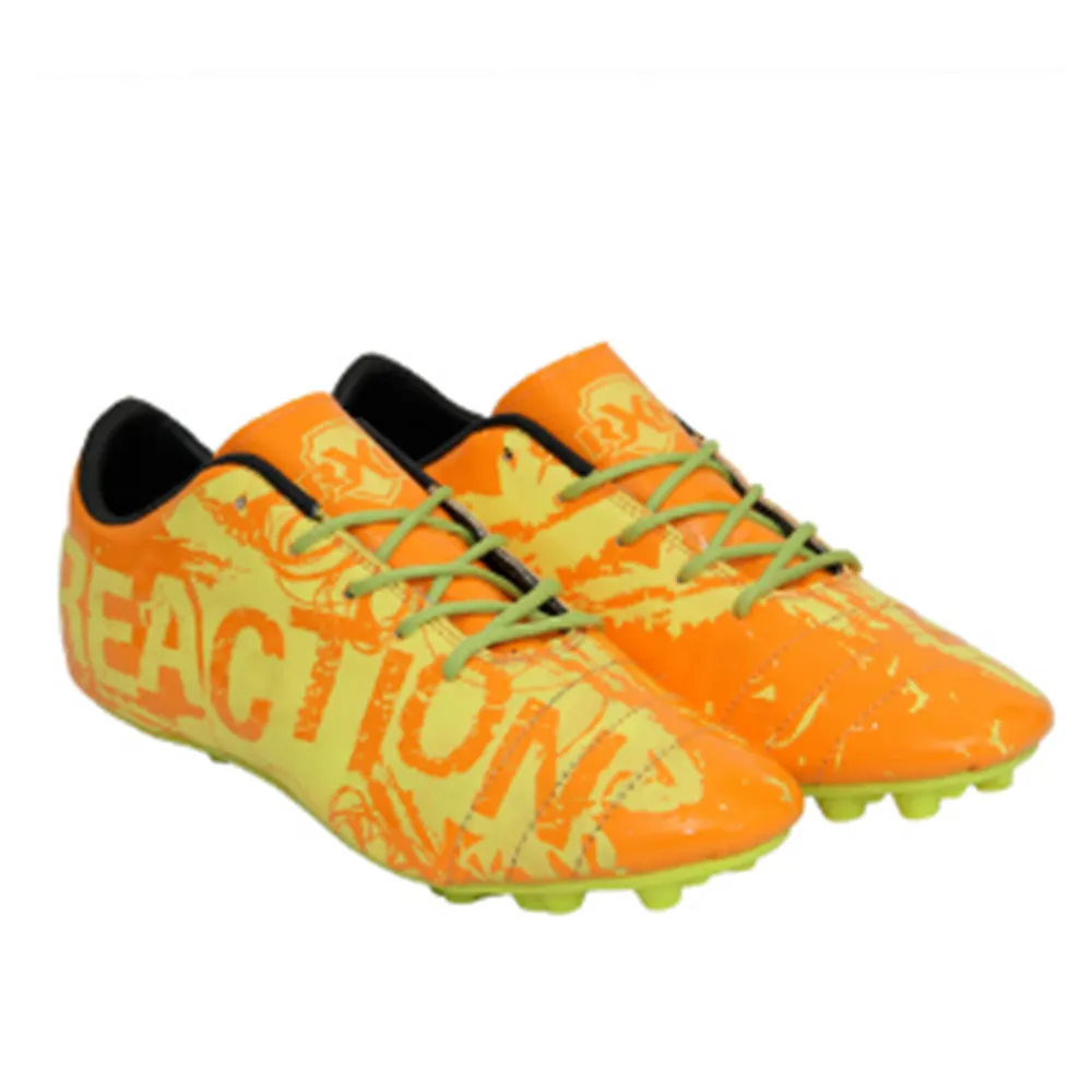 RXN Reaction Football Shoes (Orange/Yellow) Tactical Awareness Ankle Comfort