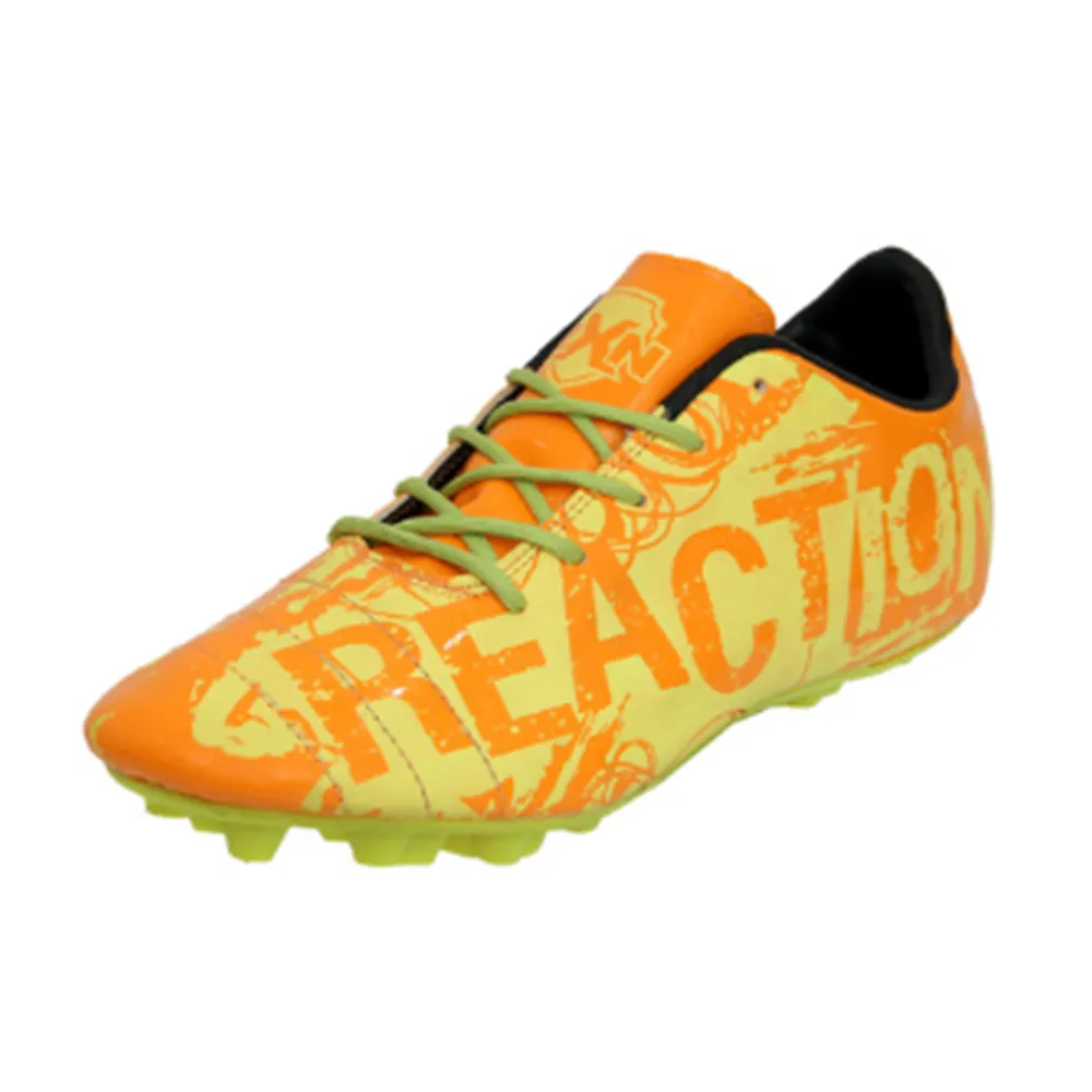 Heel Cushion RXN Reaction Football Shoes (Orange/Yellow)