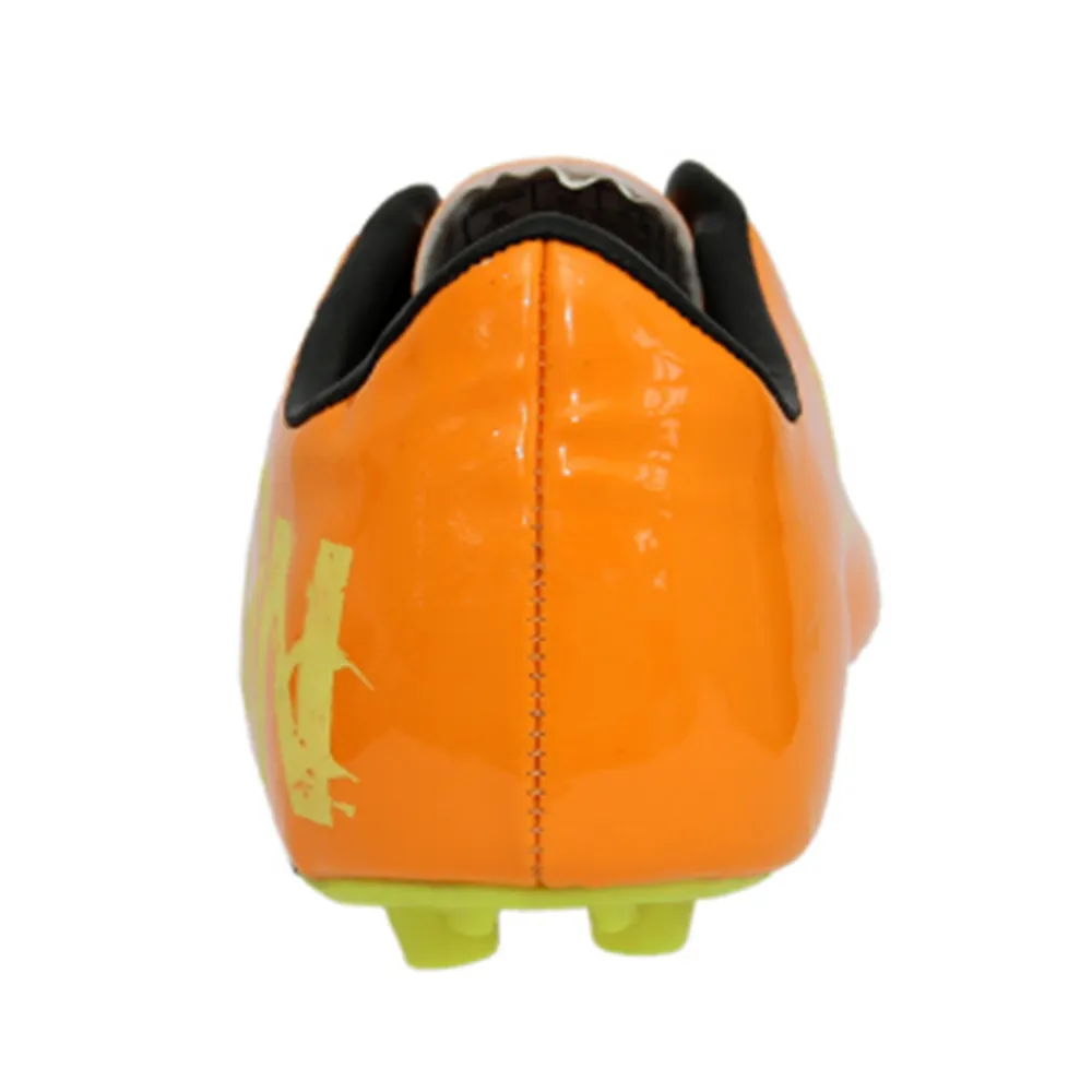 Midsole Foam Comfortable fit RXN Reaction Football Shoes (Orange/Yellow)