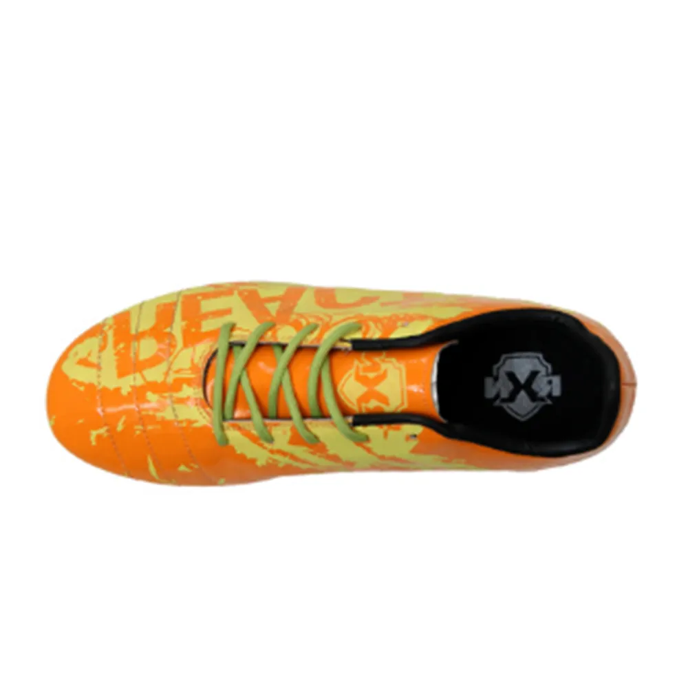 RXN Reaction Football Shoes (Orange/Yellow) Slide Support Sharp Play