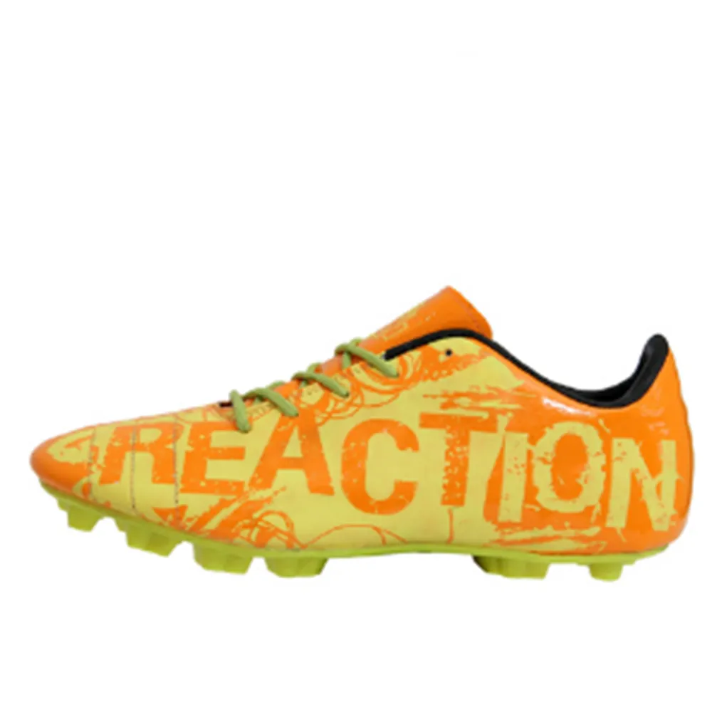 RXN Reaction Football Shoes (Orange/Yellow) Speed Movement Midfoot Lock