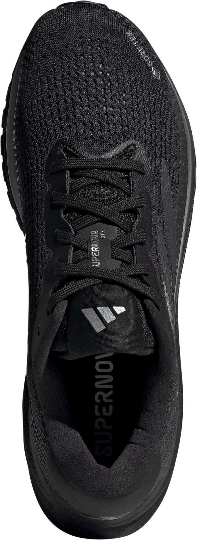 adidas Supernova GORE-TEX Mens Running Shoes - Black Sweat Resistant Frequent Travelers Digital Run
