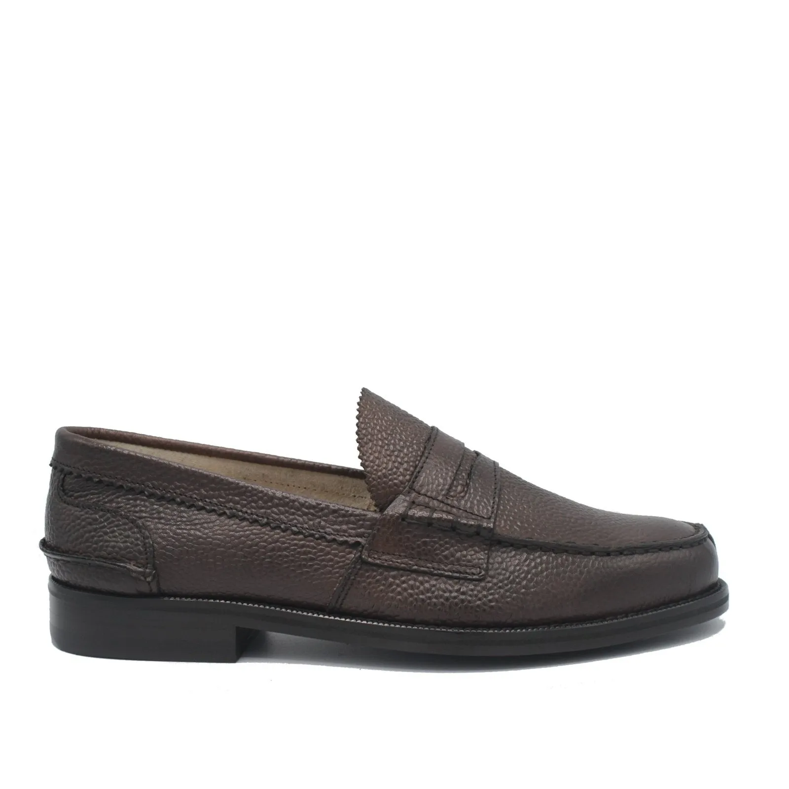 True Pace Day Wear PENNY LOAFER DARK BROWN GRAIN