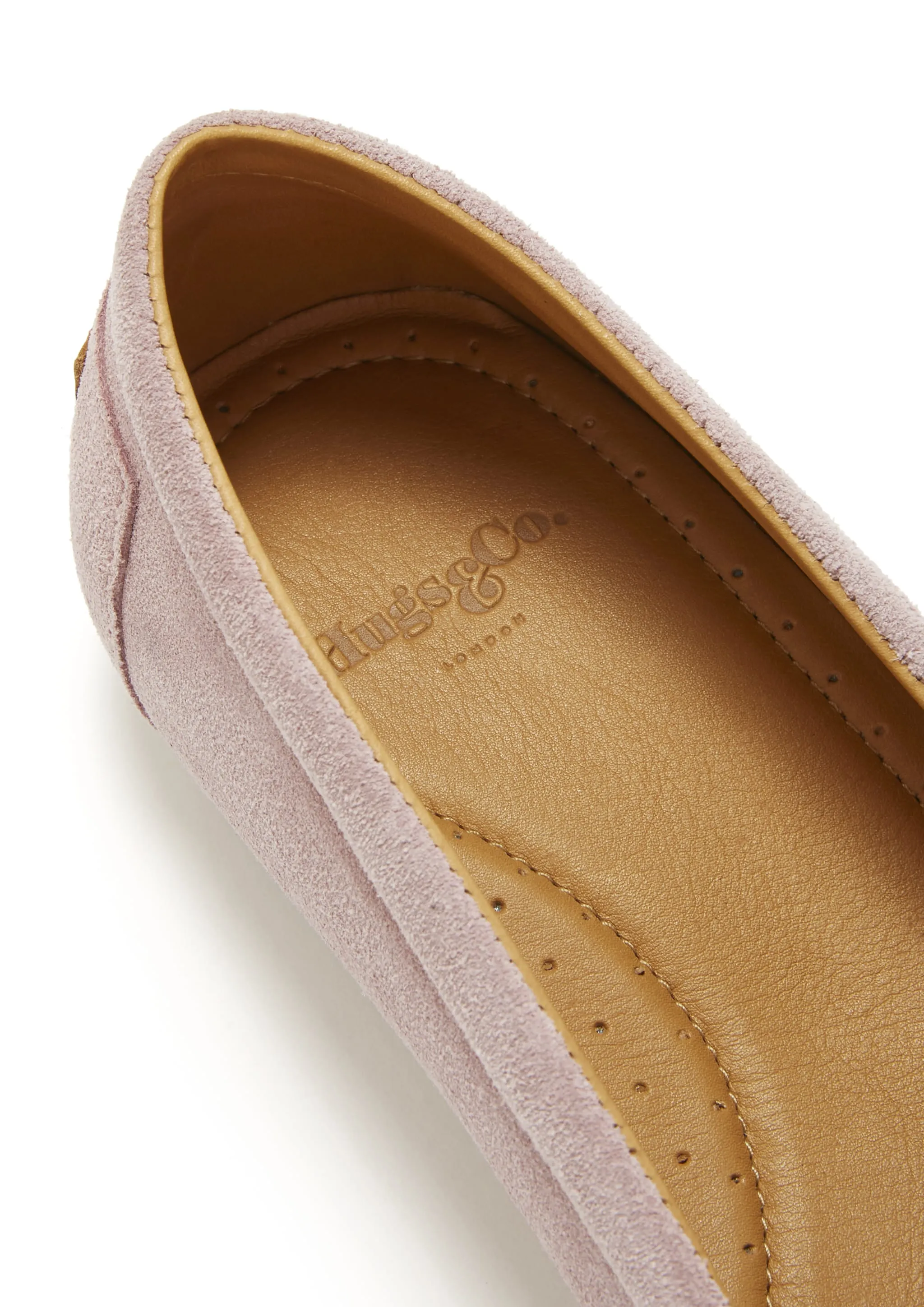 Women's Chukka Espadrilles, powder pink suede Simple Look