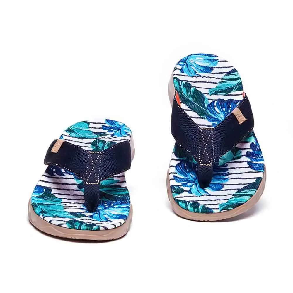 Coastal Beach Style Holiday Garden Outfit Jungle Men Majorca Flip Flops