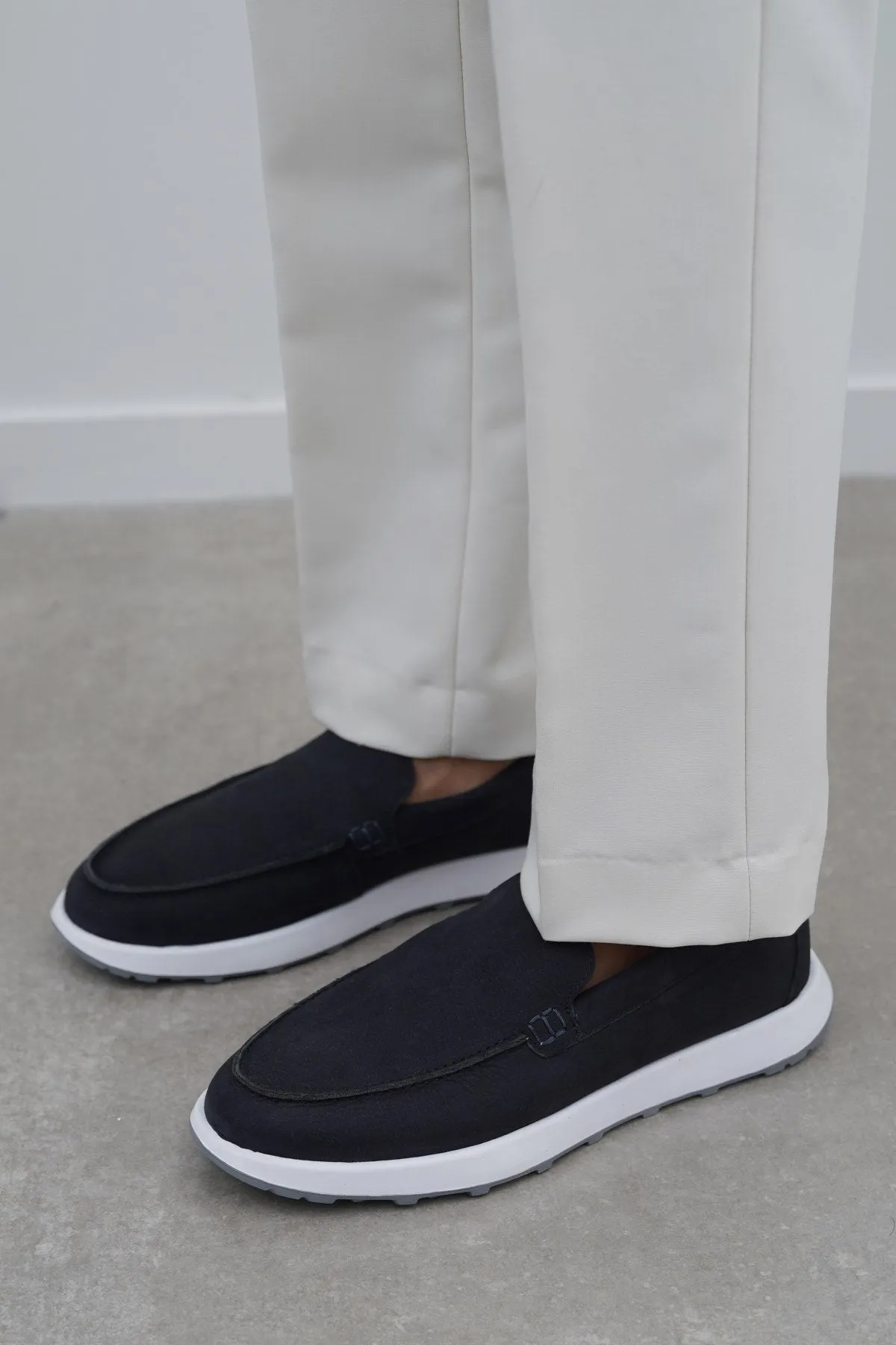 AIR LEATHER LOAFERS Bright Lane