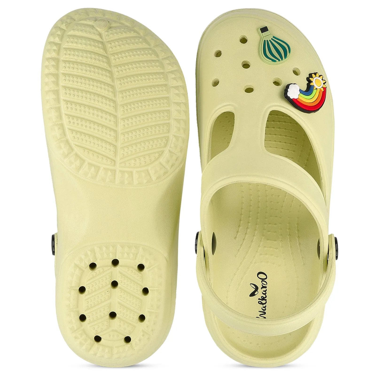 Effortless Walking Walkaroo Womens Clogs  - WC8912 Pista Green