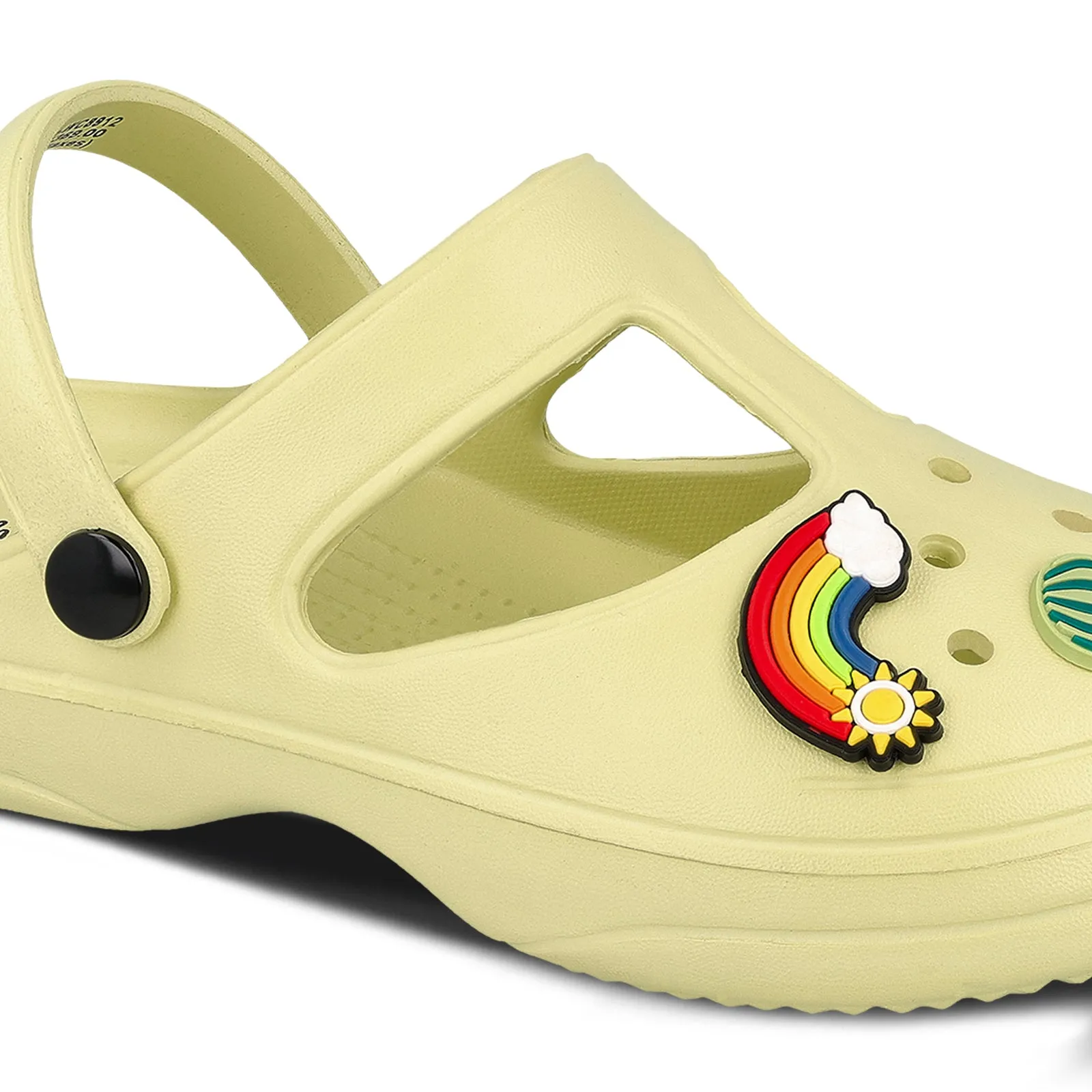 Walkaroo Womens Clogs  - WC8912 Pista Green Minimal Feel