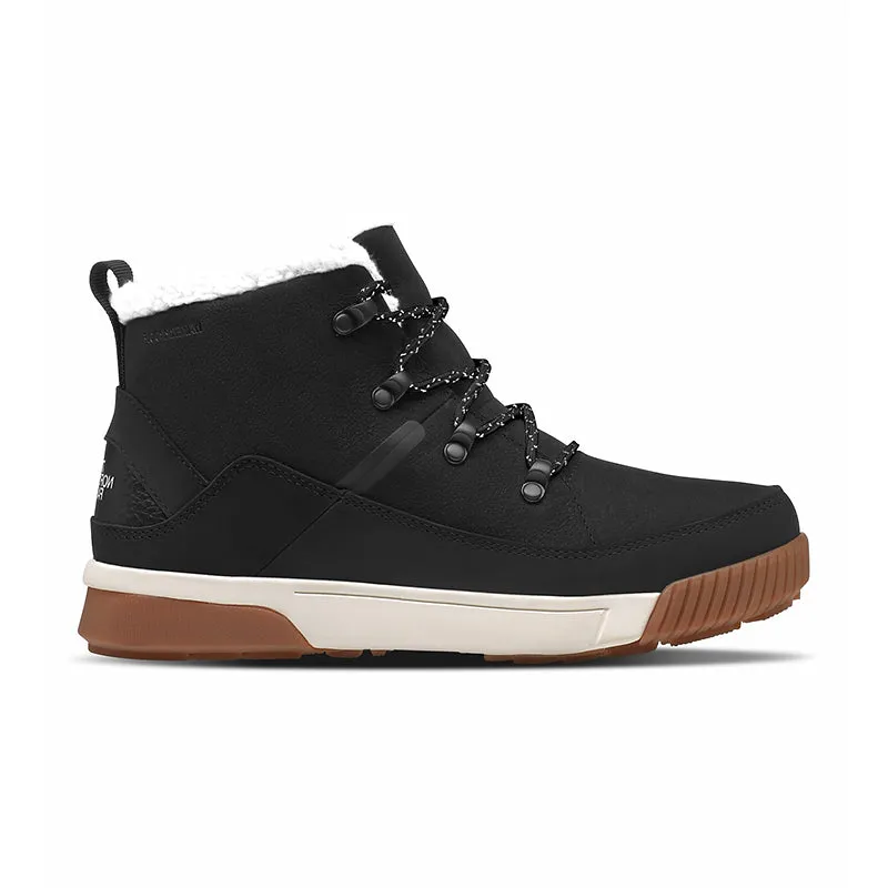 Women's Sierra Mid Lace Waterproof TNF Black/Gardenia White Snow Grip