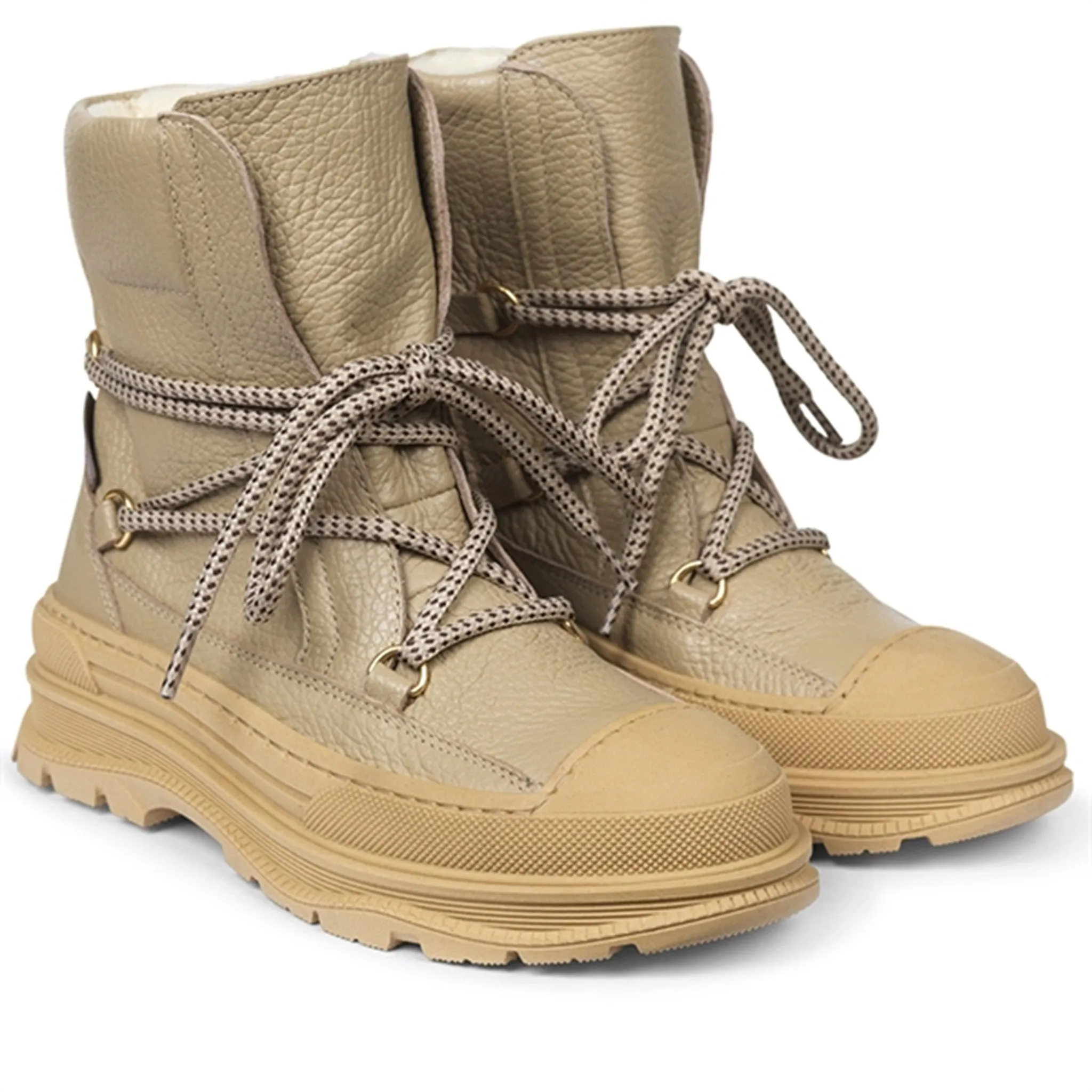 Angulus Tex-Boots With Ties and Zipper Sand Snow Safety Boots waterproof