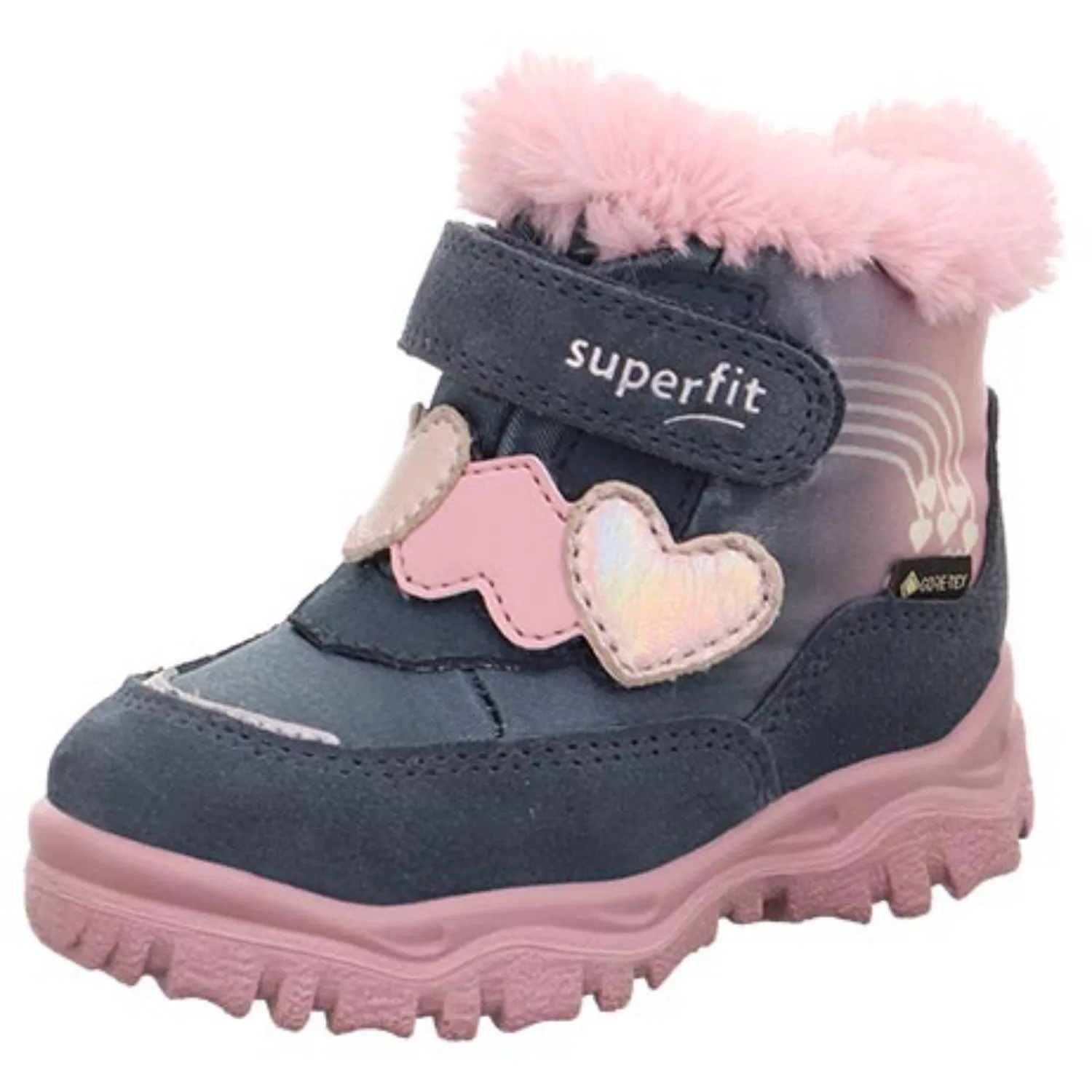 Superfit Blue/Pink Husky  Boots Chilly Comfort
