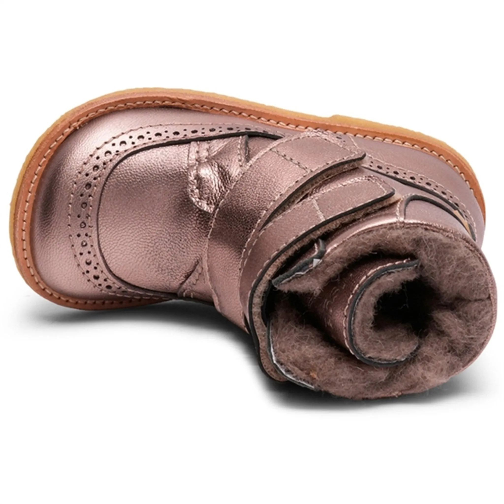 Bisgaard Elba Tex Boots Rose Gold Metallic Snow Winter Explorer Gear Snow Trail