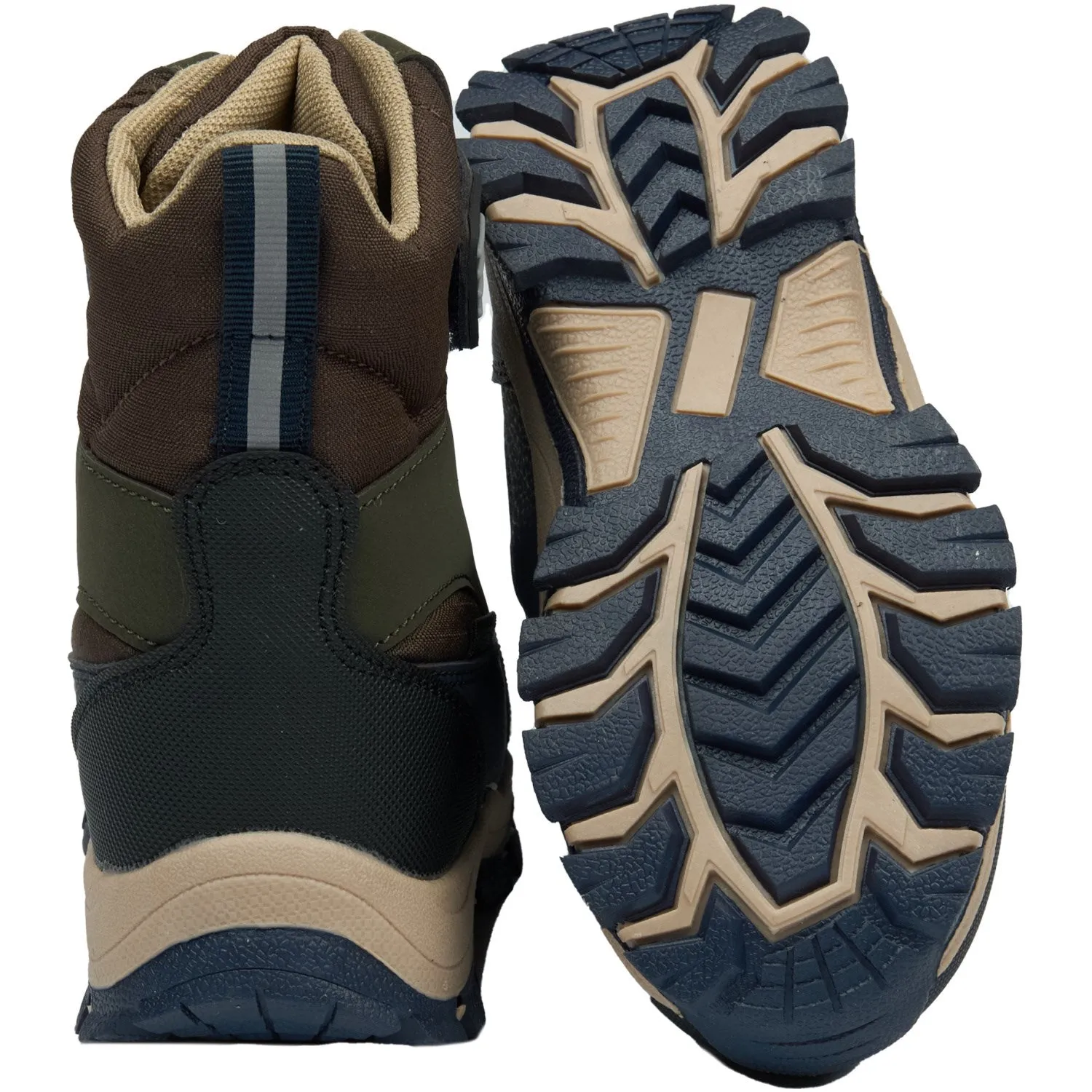 Snow Steps Snow Cold Weather Mikk-Line Chocolate Chip Winter Boot Tex Velcro