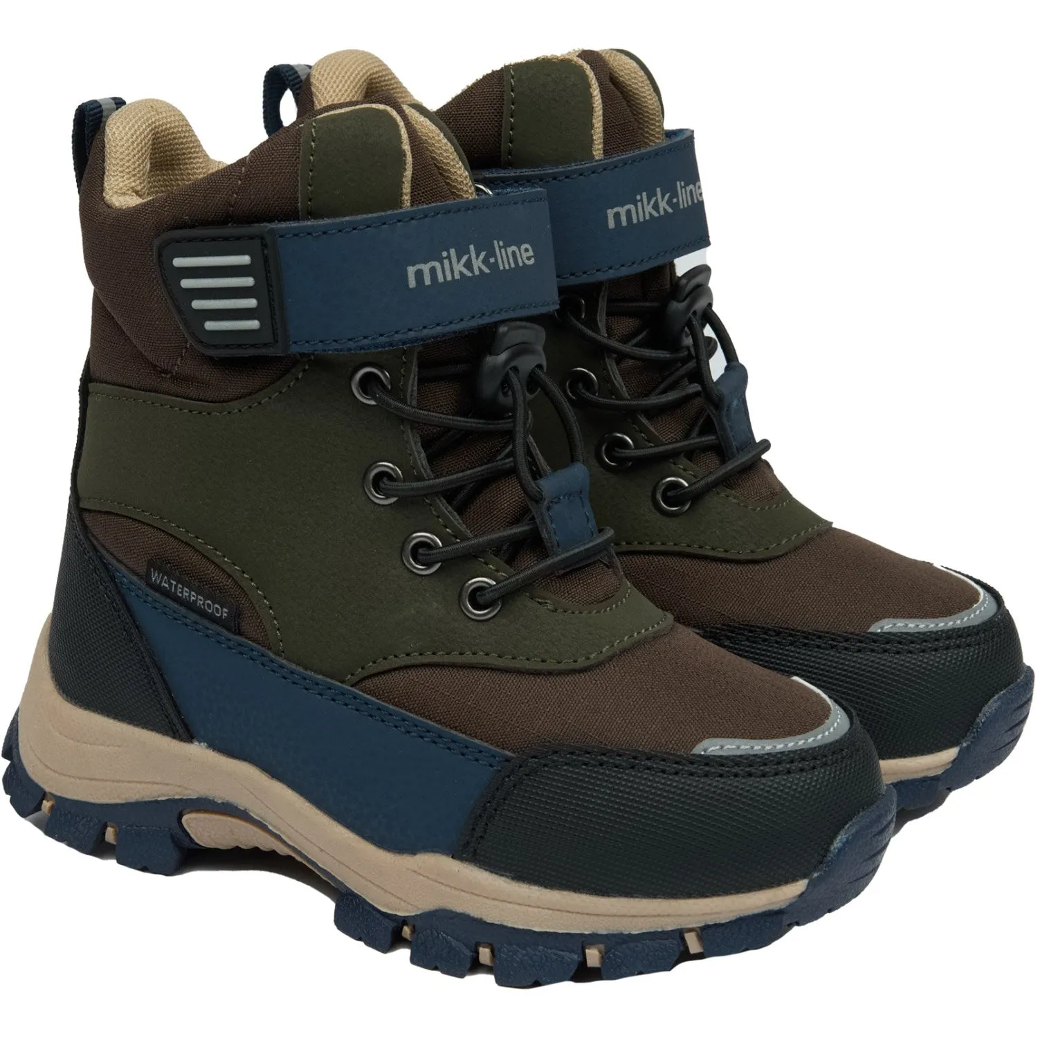Soft Cold Walk Boots Mikk-Line Chocolate Chip Winter Boot Tex Velcro
