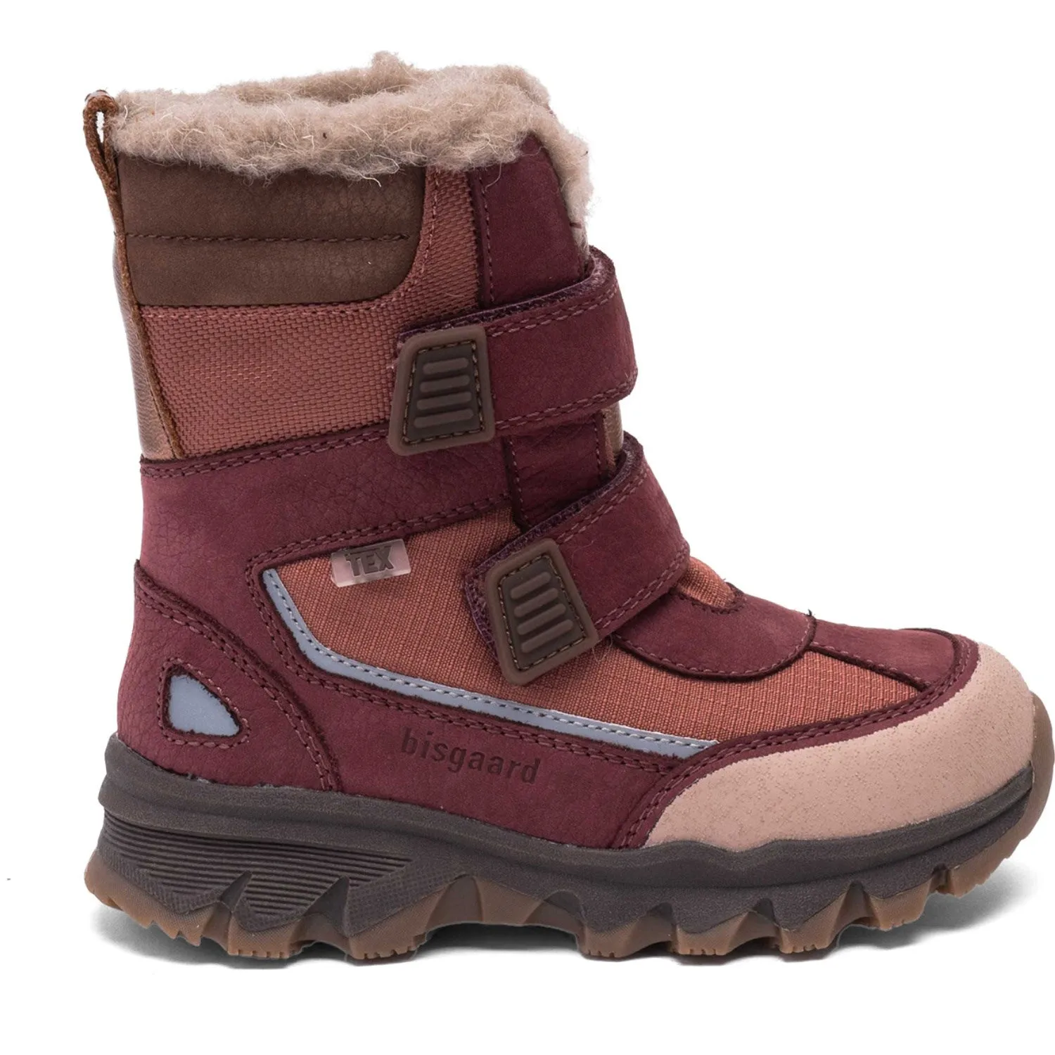 Breathable Winter-Friendly Bisgaard Burgundy Eddie Tex Tex