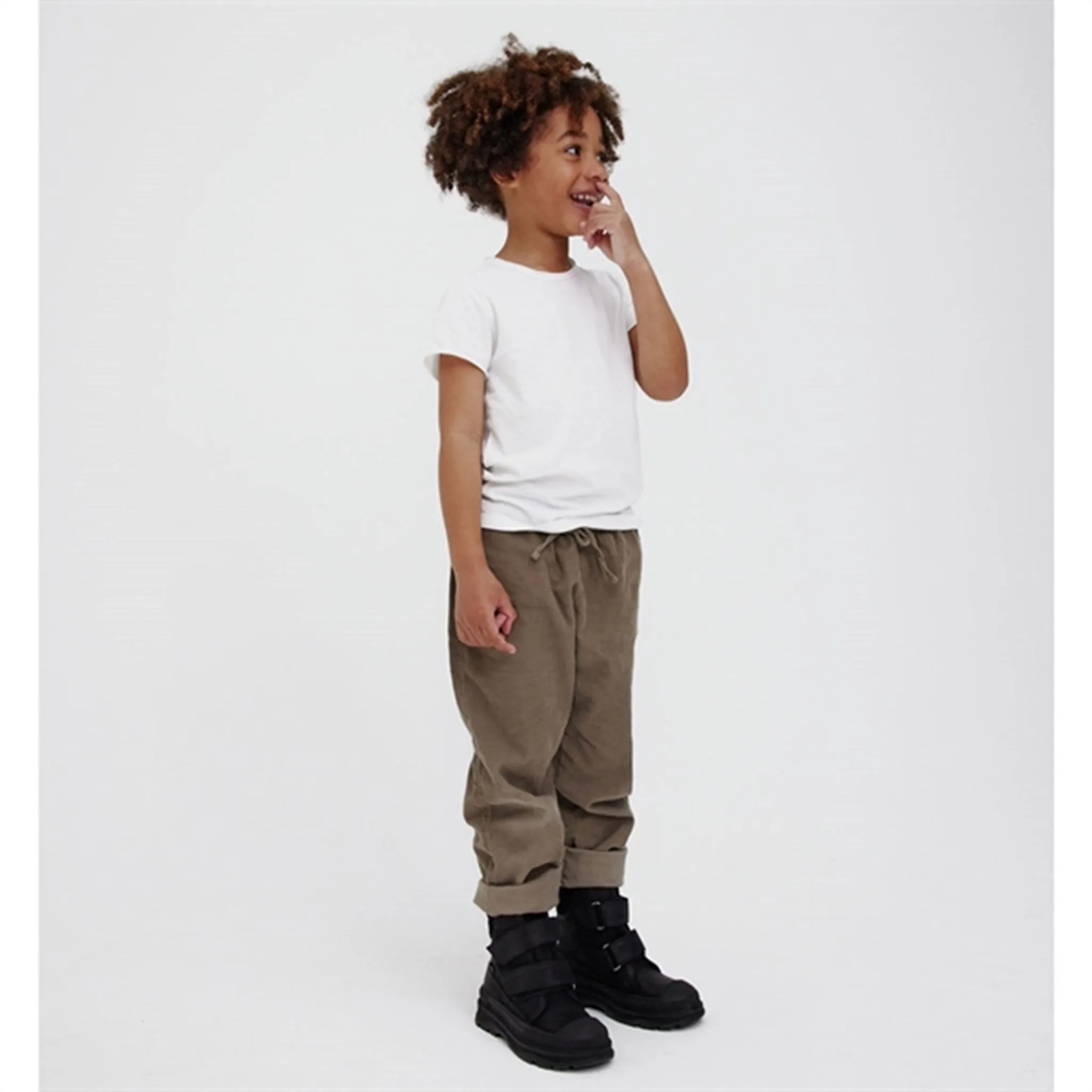 Angulus Tex-Boots w Velcro And Wool Lining Black Practical thermal