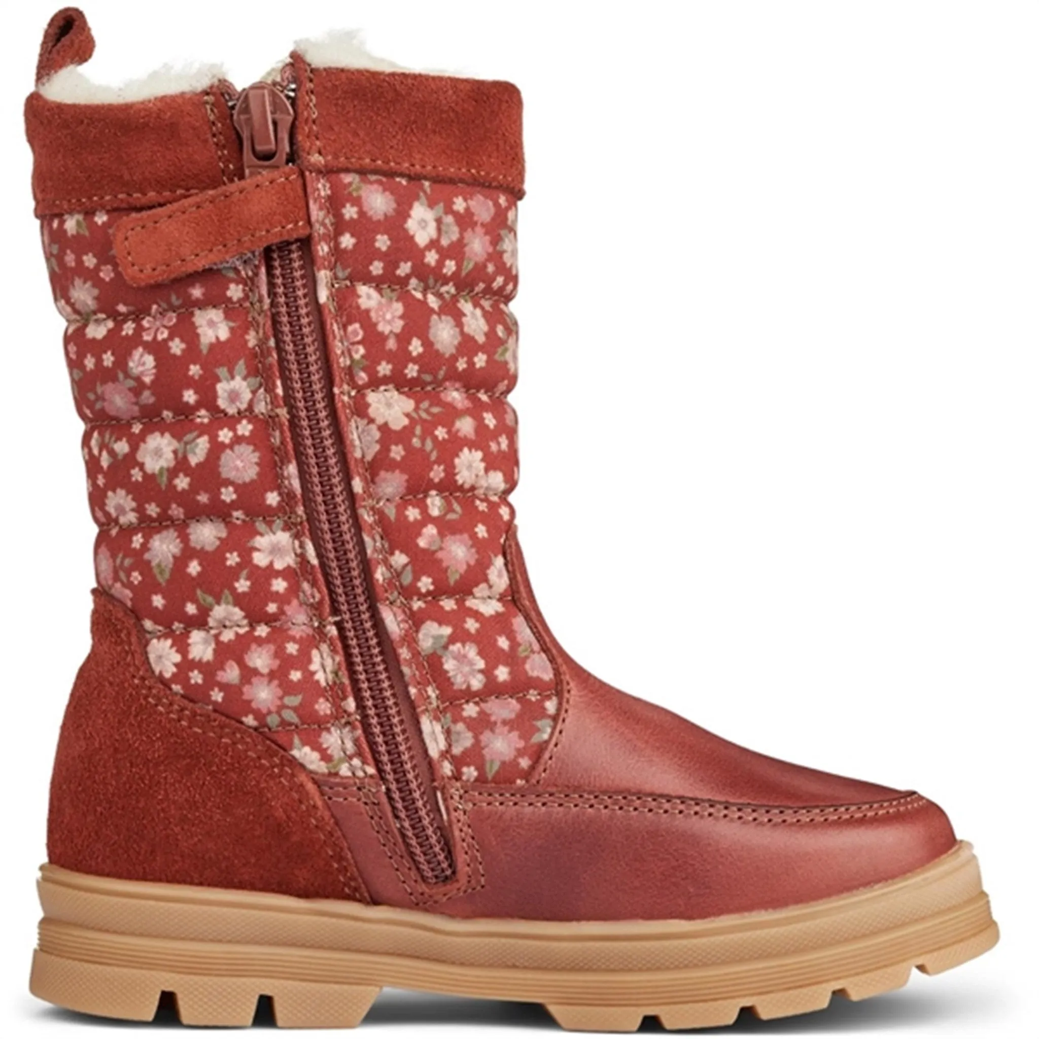 Travel in Snow Supportive Wheat Winter Boots Koa High Tex Inside Zip Red