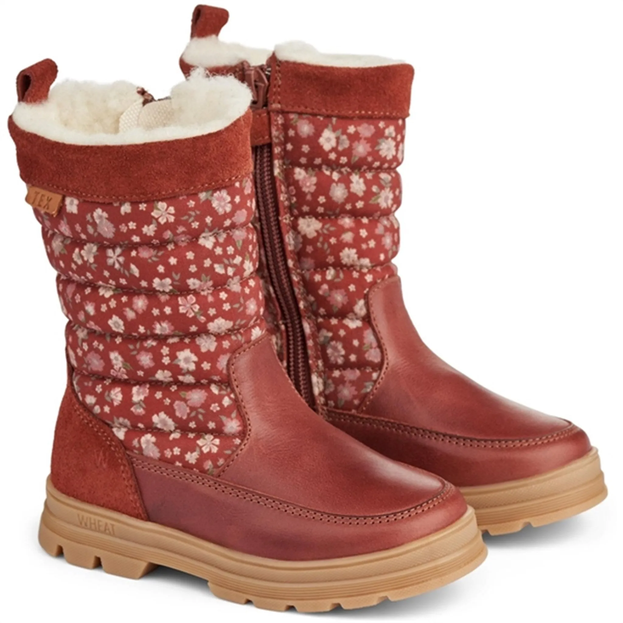 Cold Winter Comfort Wheat Winter Boots Koa High Tex Inside Zip Red