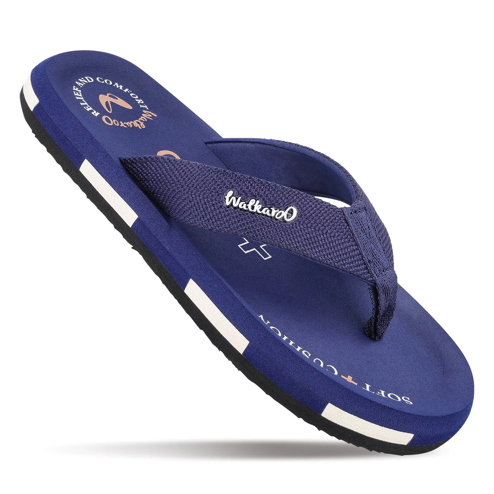 Sun Ready Men's Care Plus Flip-Flop  - WH3816 Navy Blue