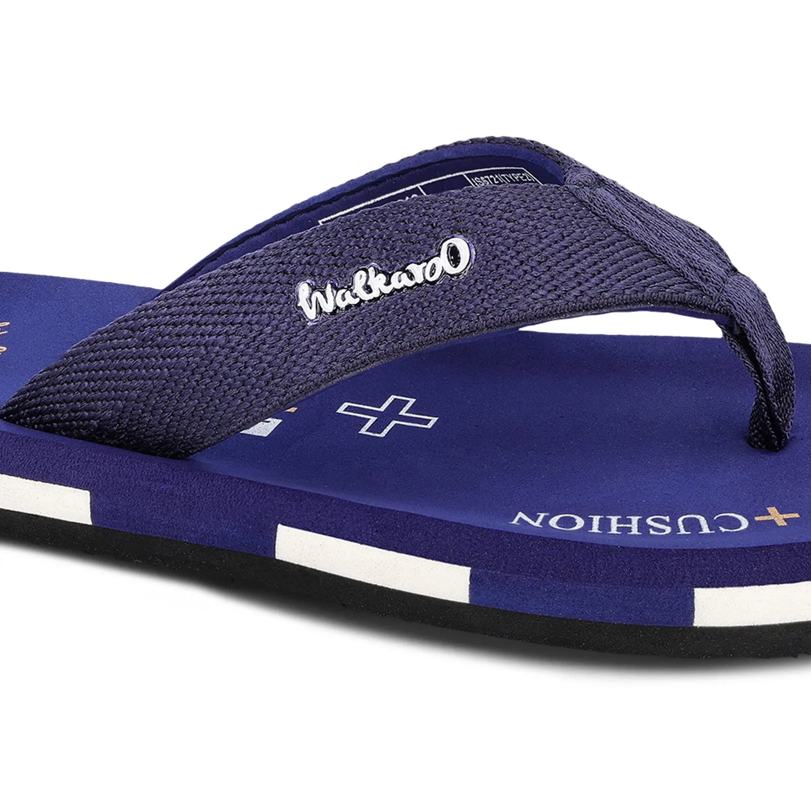 Summer Resort Outfit Men's Care Plus Flip-Flop  - WH3816 Navy Blue