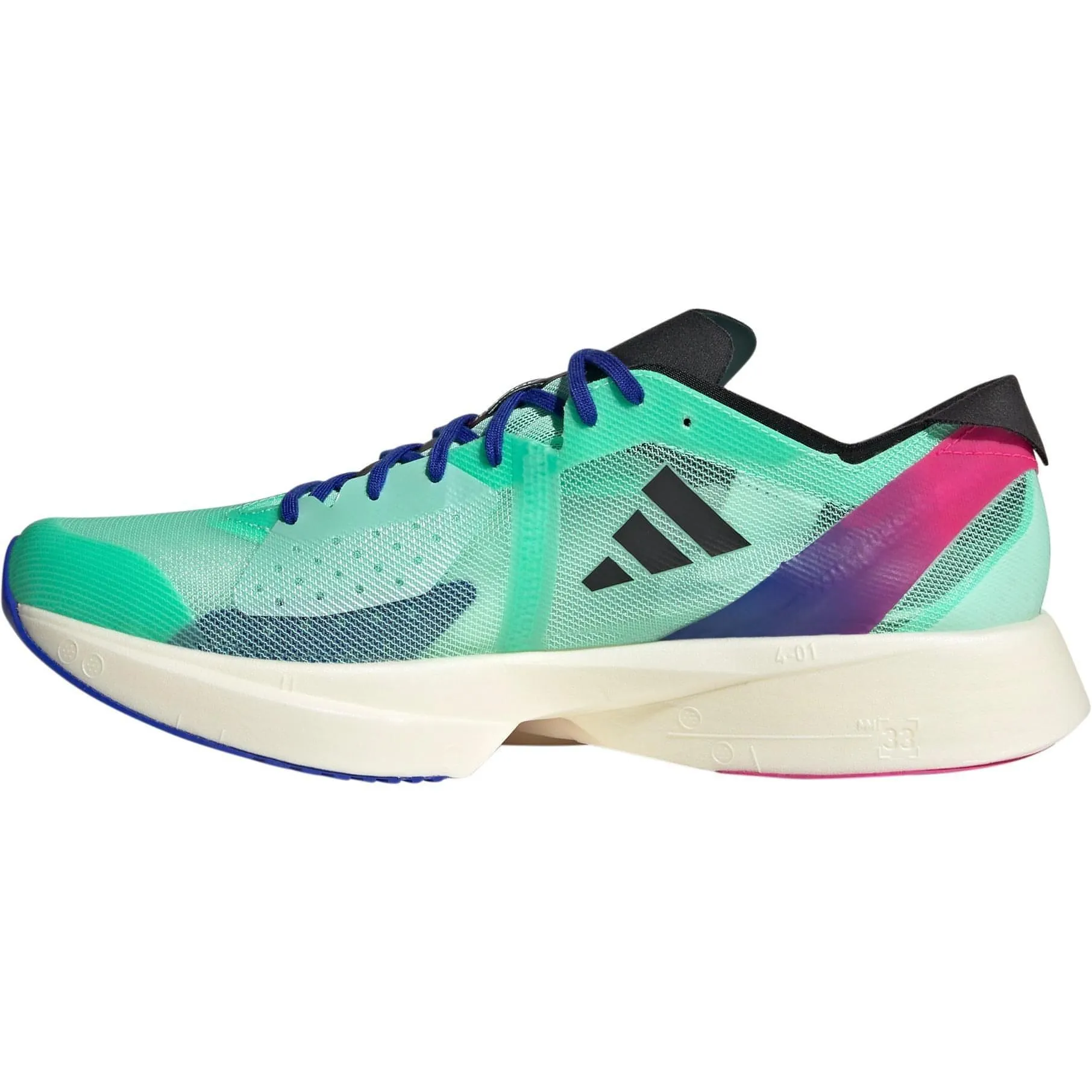 Bright Neon adidas Adizero Takumi Sen 9 Running Shoes - Green