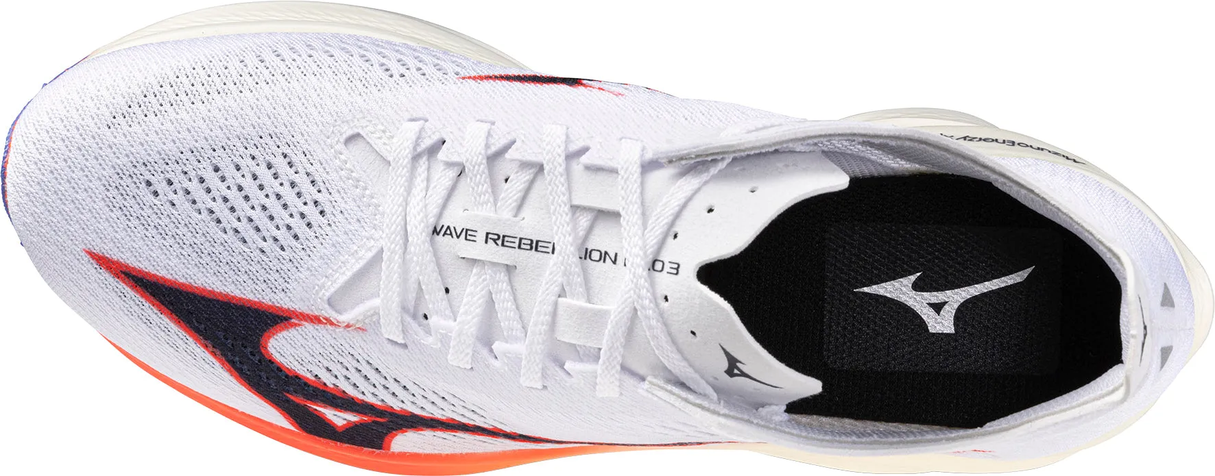 Core Support Mizuno Wave Rebellion Pro 3 Running Shoes - White