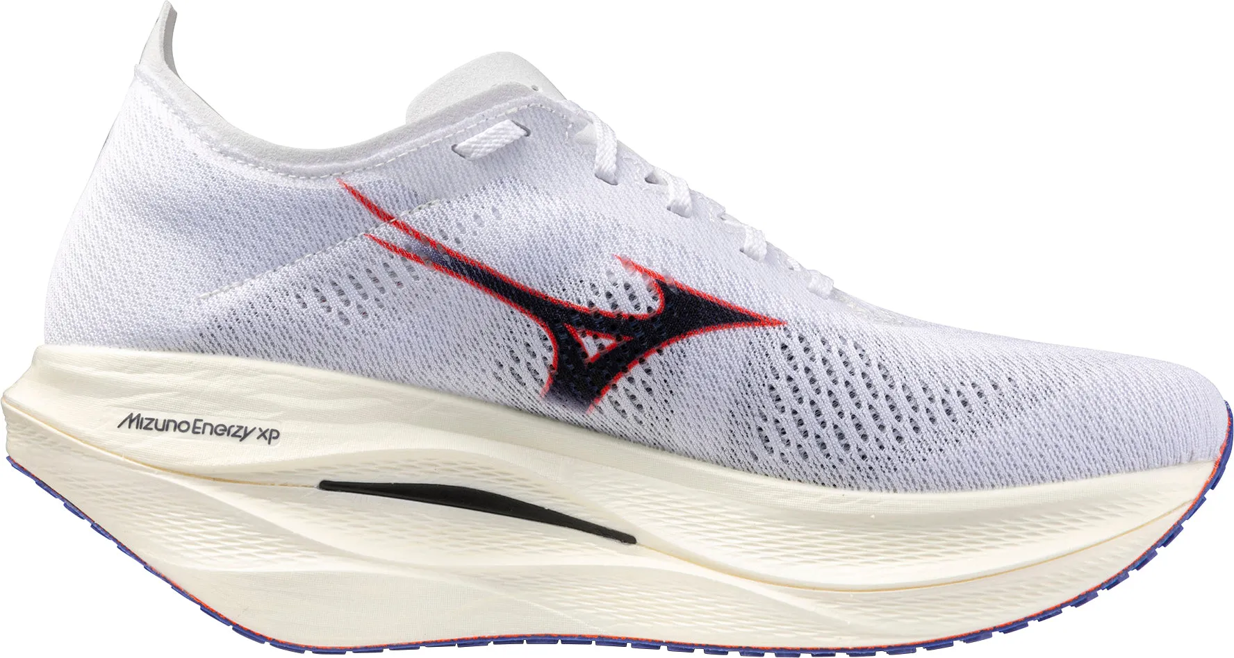 Quick Fit Mizuno Wave Rebellion Pro 3 Running Shoes - White