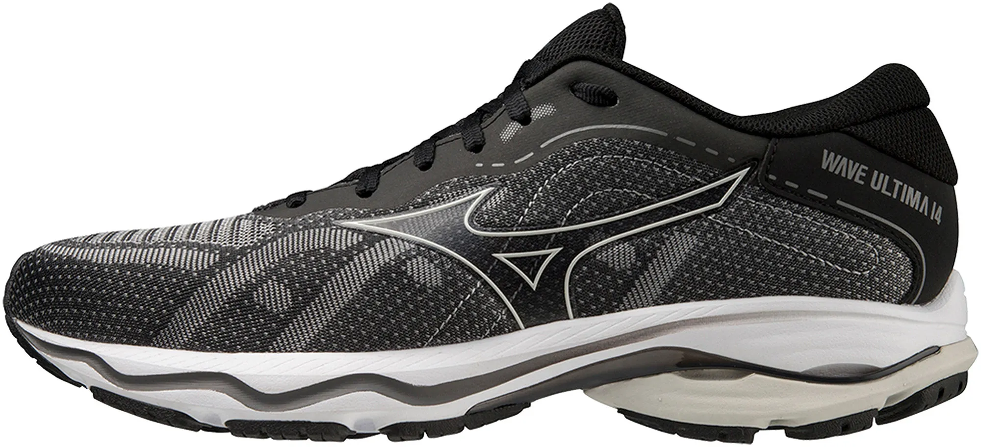 Mizuno Wave Ultima 14 Mens Running Shoes - Black World Walk Rain Step
