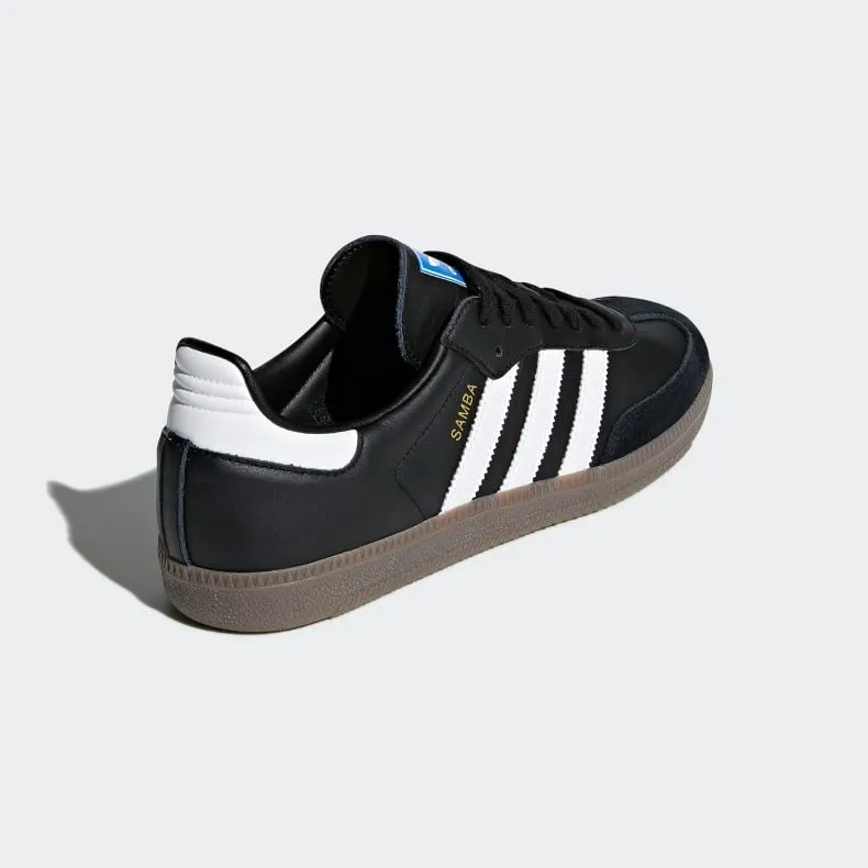 Adidas Skateboarding Samba ADV Skateboarding Shoes - Core Black / Cloud White / Gum5 Anti Friction Mid Top