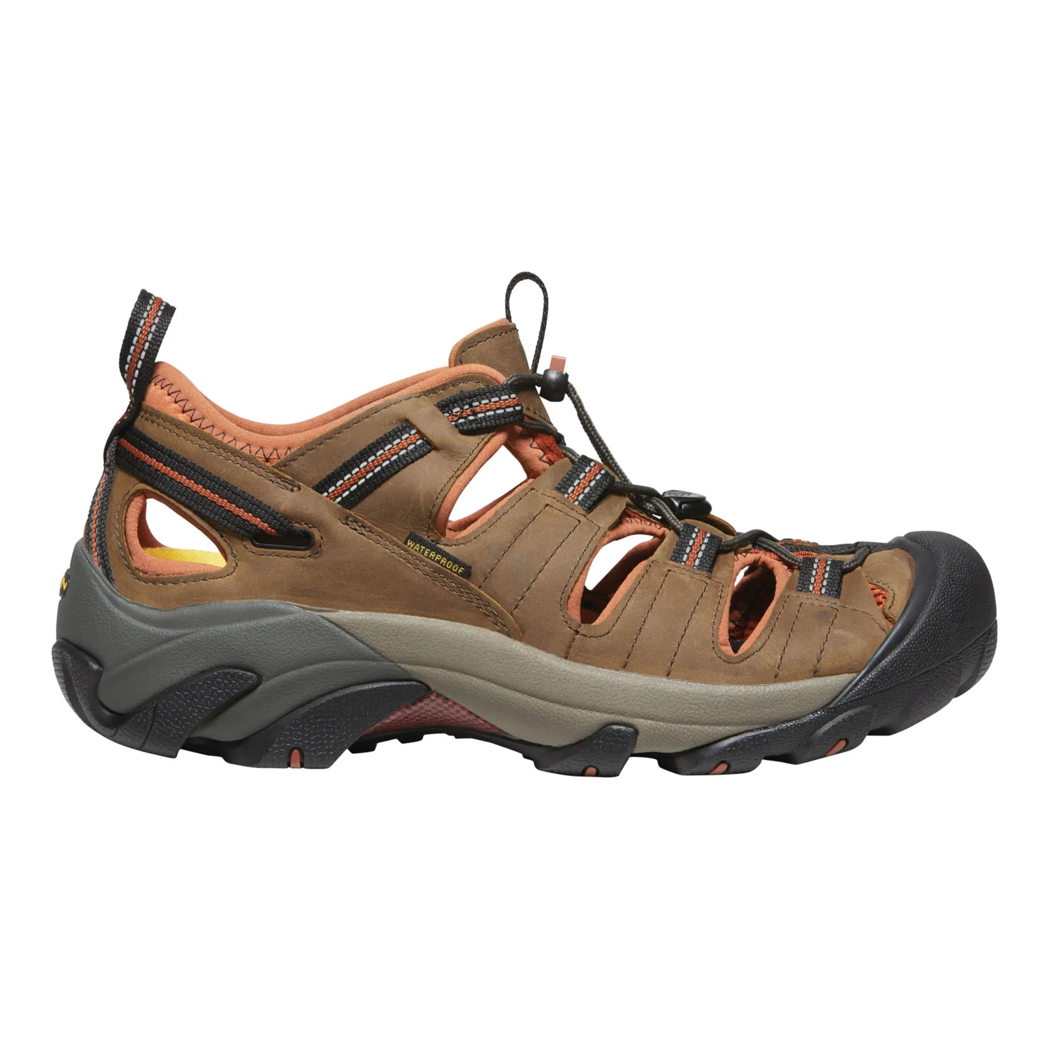 Heel Support Men's Arroyo II Black Olive/Bombay Brown