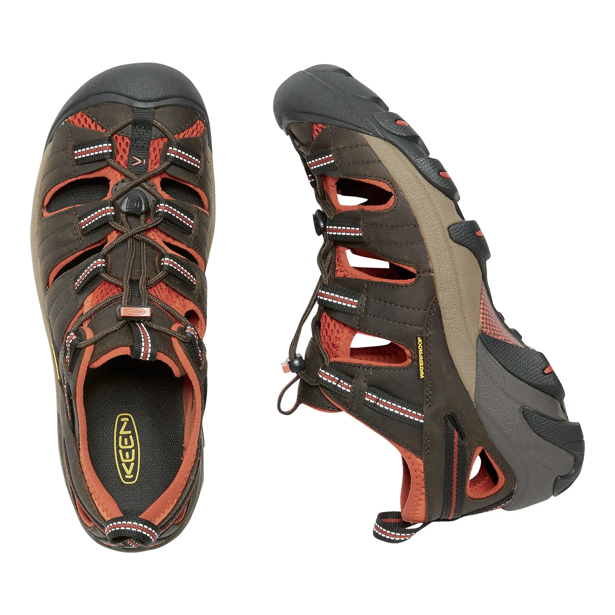 Men's Arroyo II Black Olive/Bombay Brown Stride Light Footwear for Summer