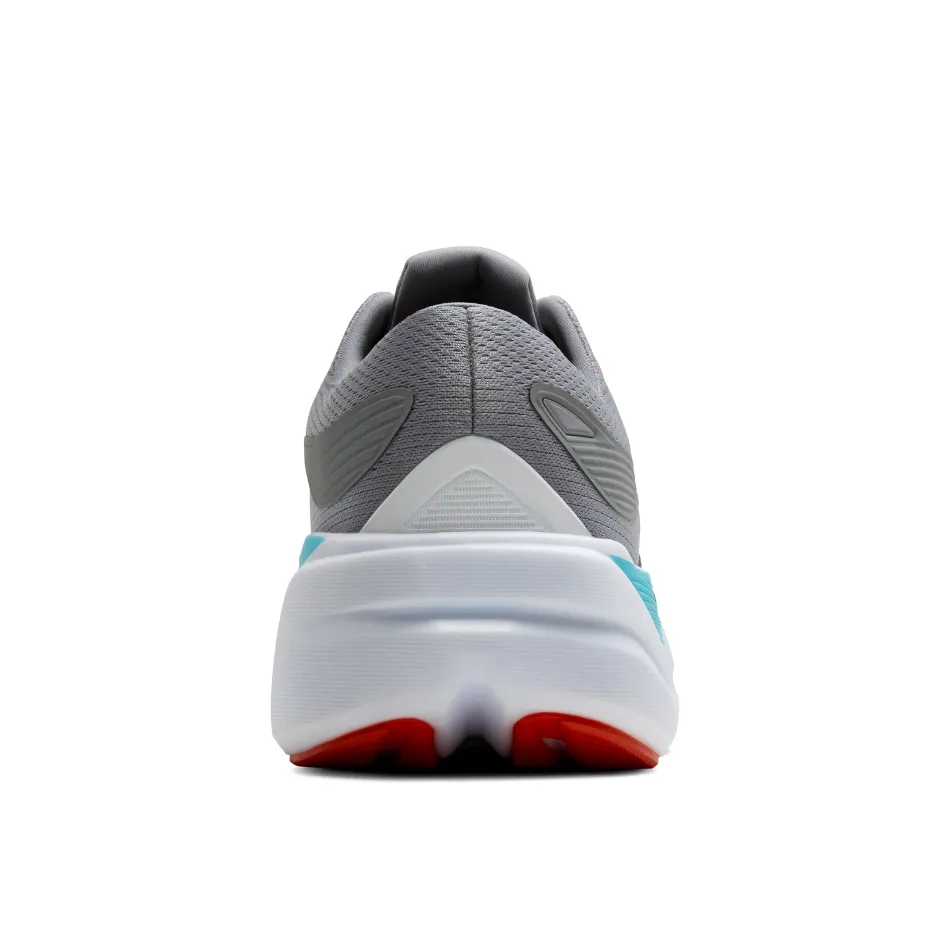 Brooks Men's Ghost Max 3 Running Shoes in Primer Grey/Antarctica/Red AW25 shock - absorbing inserts responsiveness - feature shoes