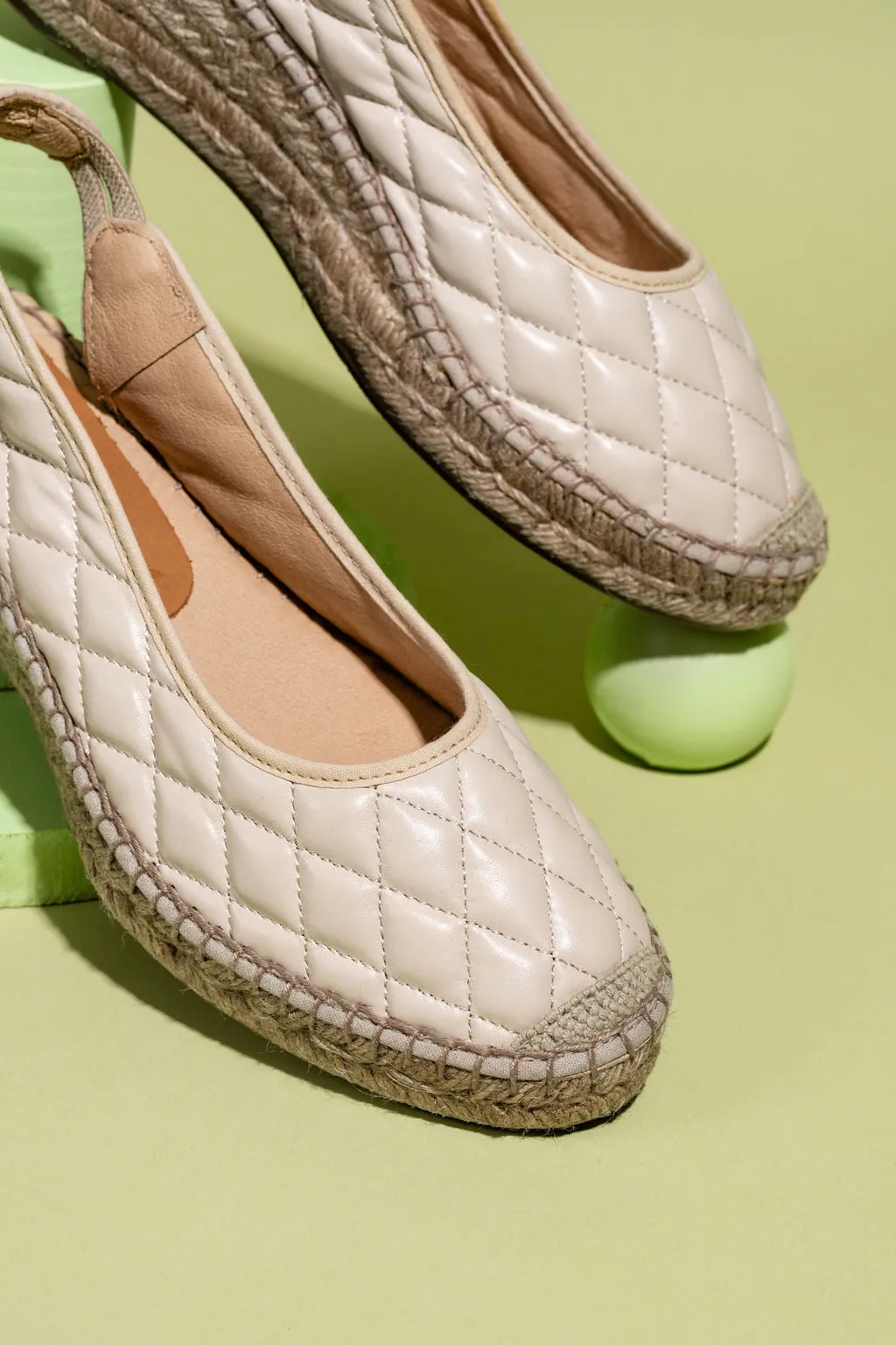 Loafer Style High Quality Valencia Closed Toe Slingback Espadrille