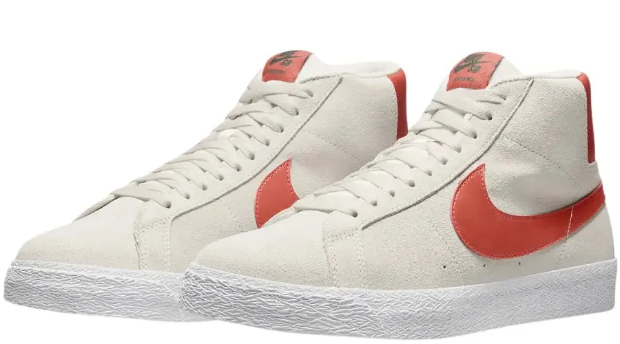 All terrain Urban Step Nike SB Zoom Blazer Mid Shoes - Phantom/Cosmic Clay-White-Fir