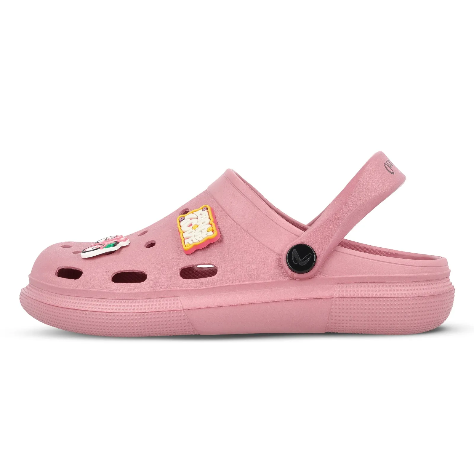 Women's Clogs - WC8983 Dark Pink Criss Cross Straps