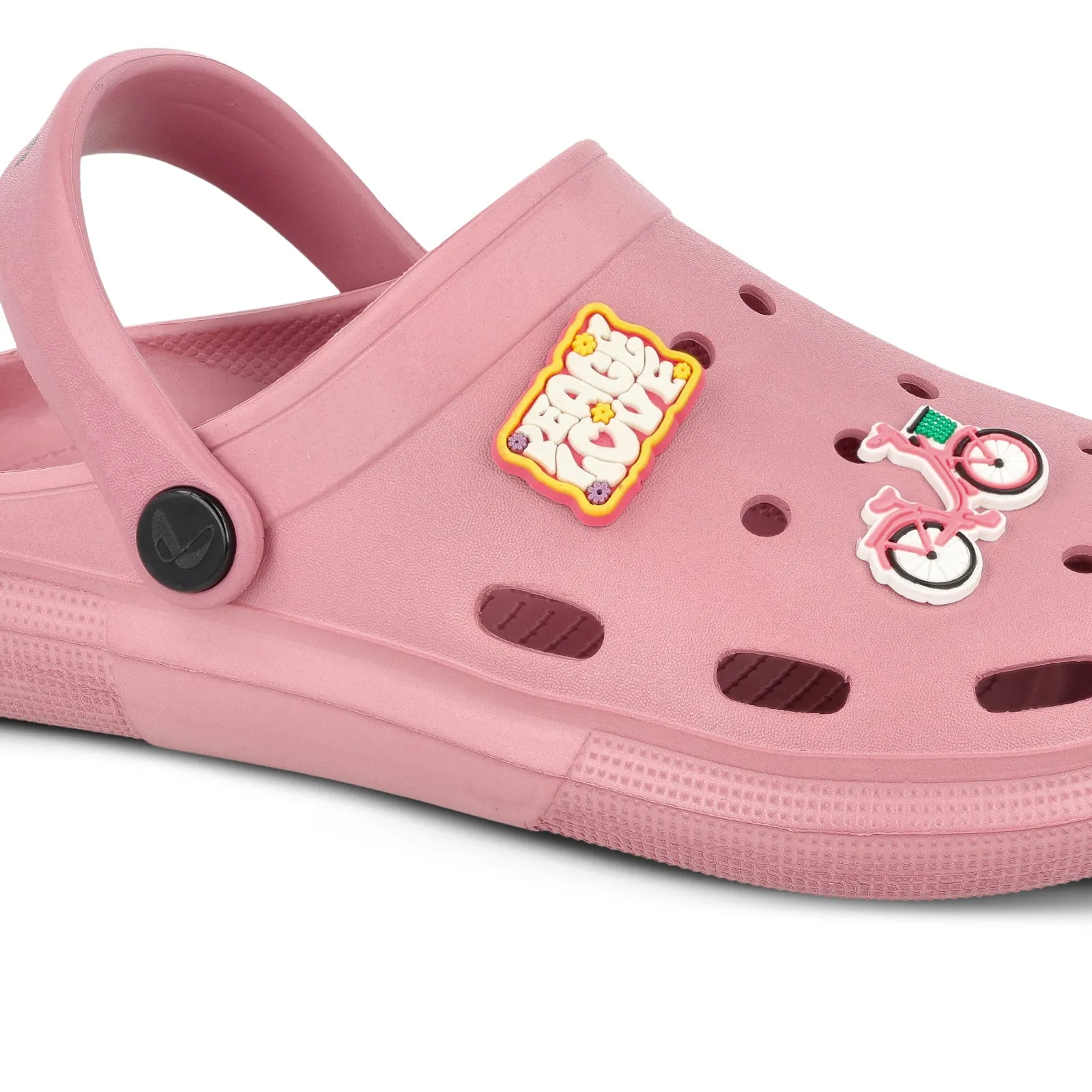 Women's Clogs - WC8983 Dark Pink Garden Walk Durable Fit
