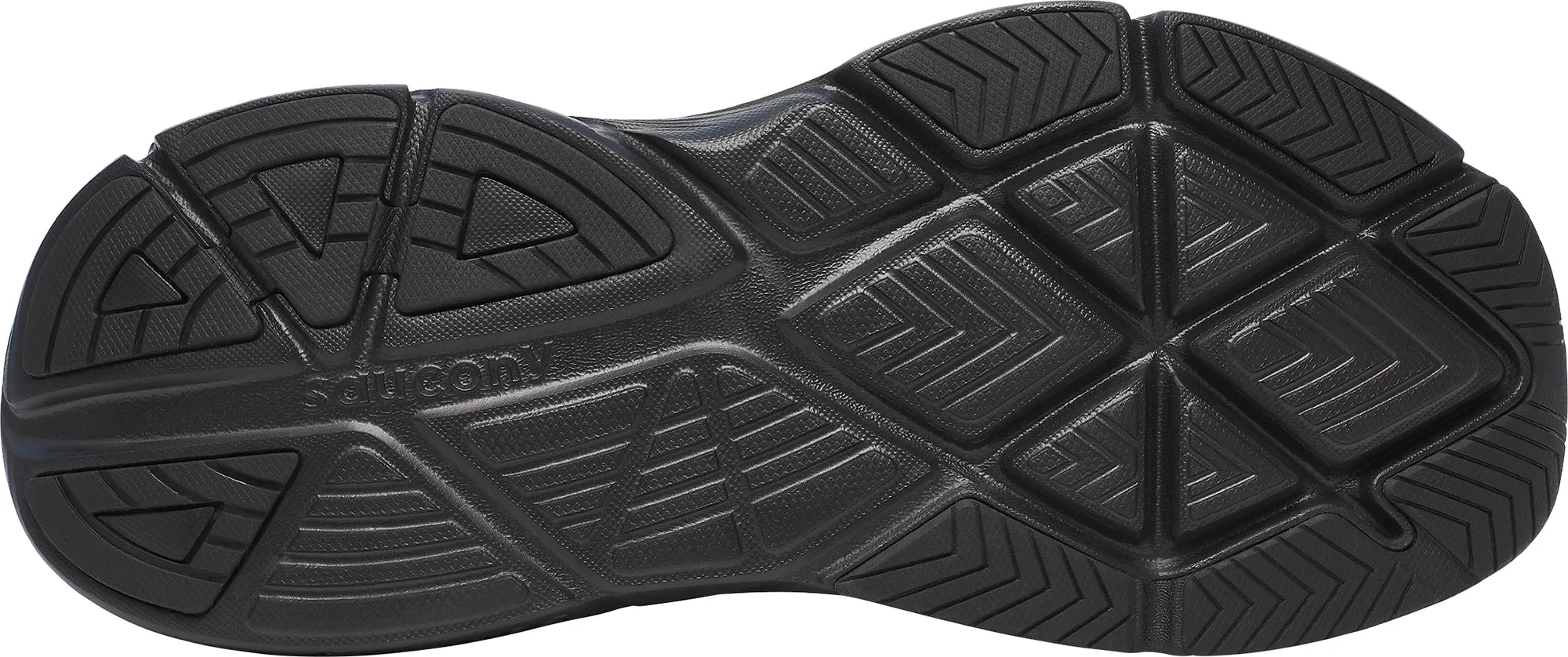 Saucony Guide 18 Mens Running Shoes - Black Stretch Fabric Work Commute