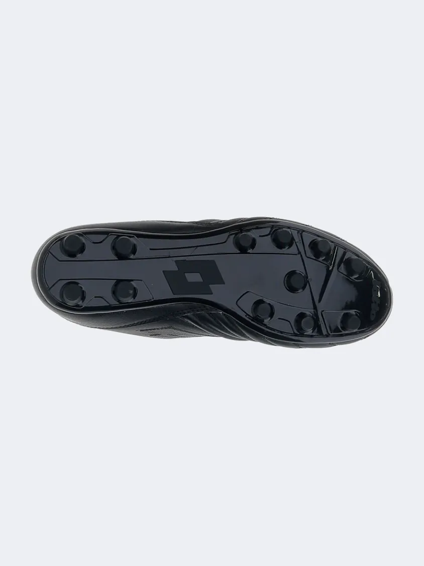 Comfort Frame Lotto Stadio 300 Iii FG Men Football Shoes Black