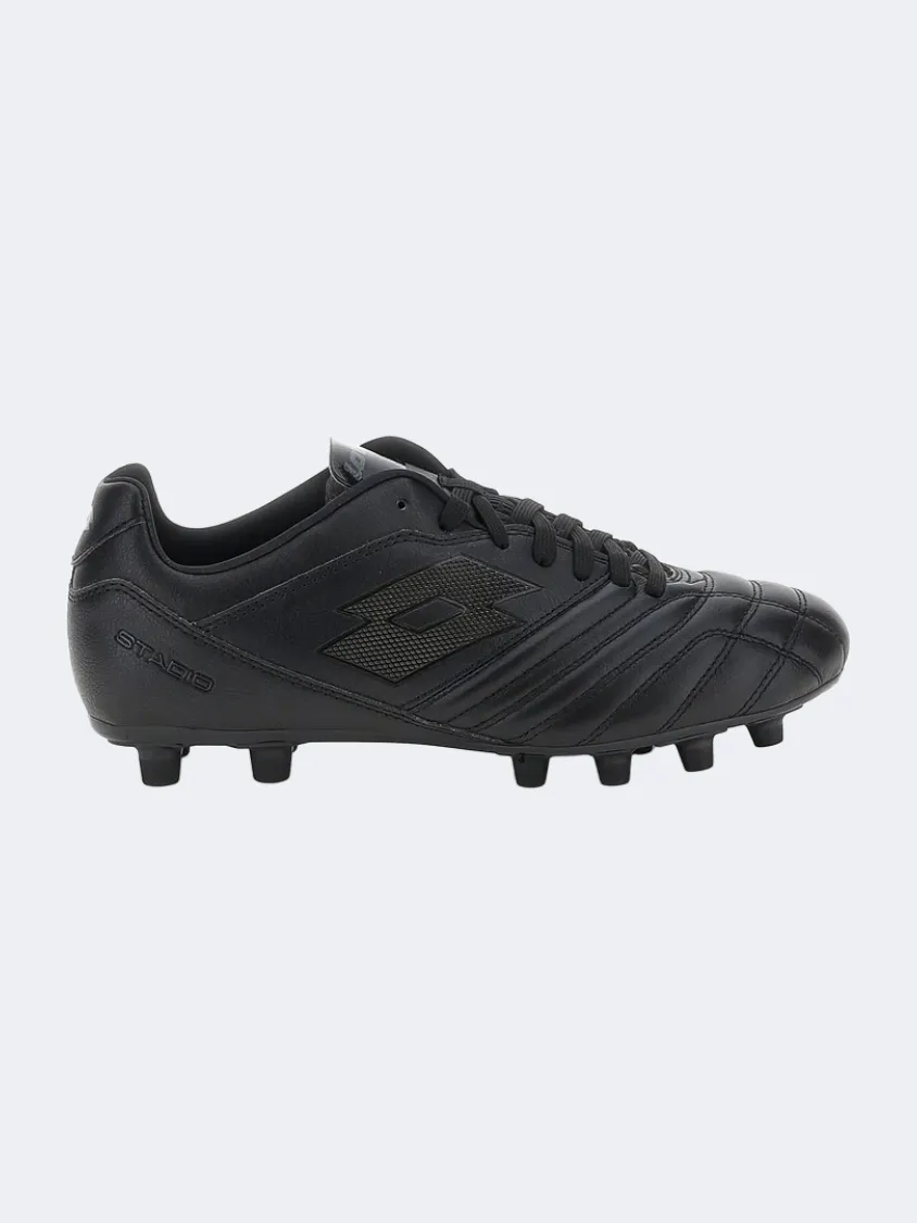 Forward Burst Side Control Lotto Stadio 300 Iii FG Men Football Shoes Black
