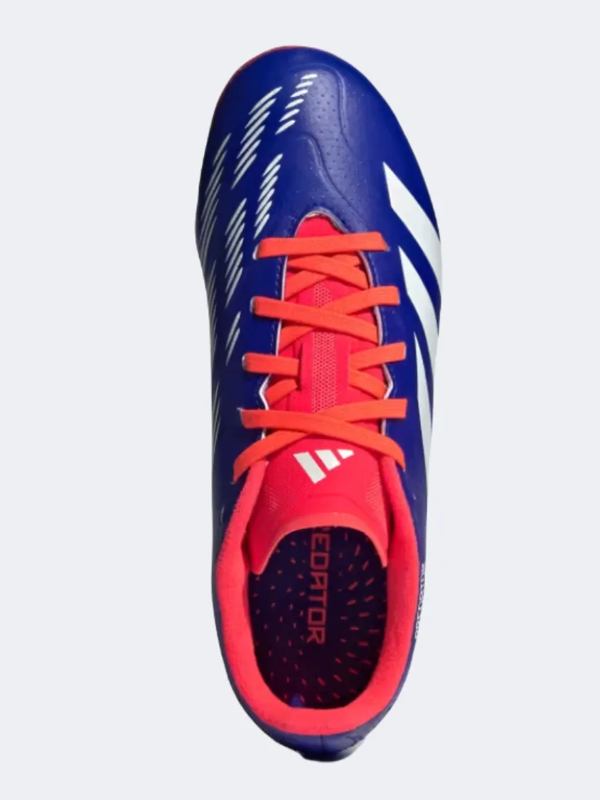 Step Boost Adidas Predator League Fg Kids Football Shoes Blue/White/Red