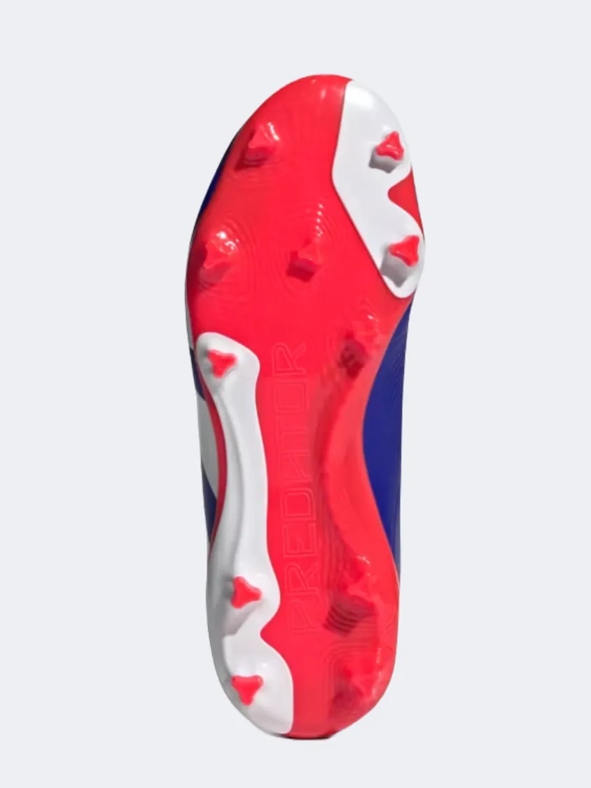 School Match Training Ready Adidas Predator League Fg Kids Football Shoes Blue/White/Red