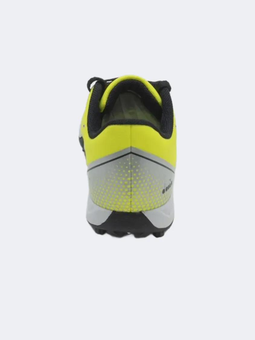 Diadora Pichichi 7 Tf Jr Gs-Boys Football Shoes Yellow/Black Ball Feel Stable Step
