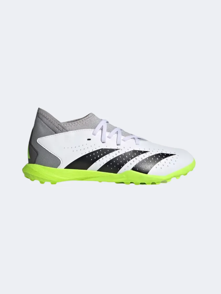 Durable Flex Adidas Predator Accuracy.3 Kids Turf Shoes Cloud White/ Lemon